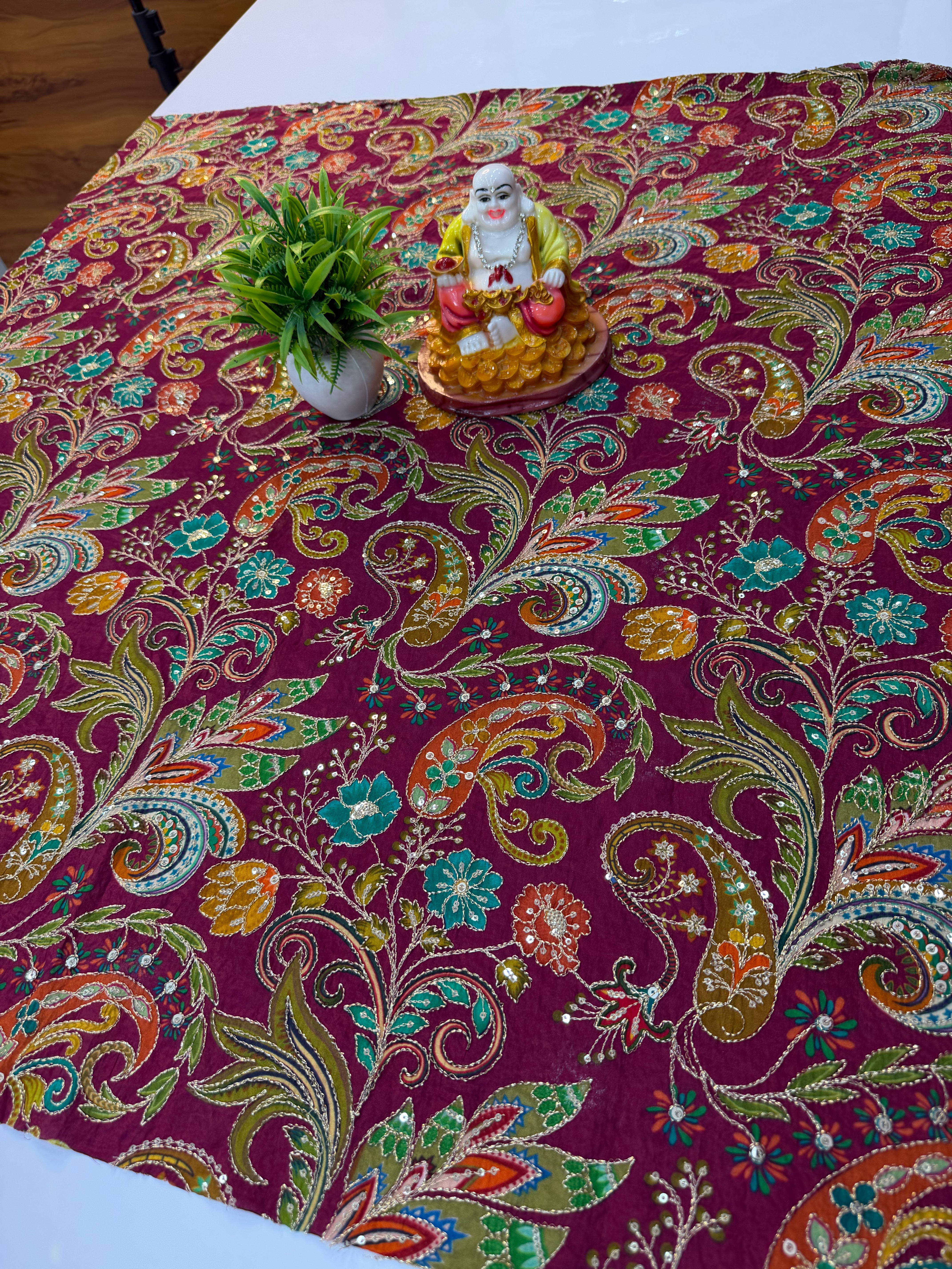 Premium Kalamkari Crepe Silk Blouse from Padmavathi Silks and Sarees  ,,,