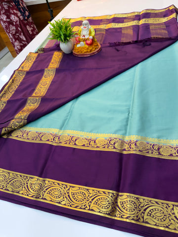 Premium Mysore Crepe Silk Saree with Beautiful Bentex Border