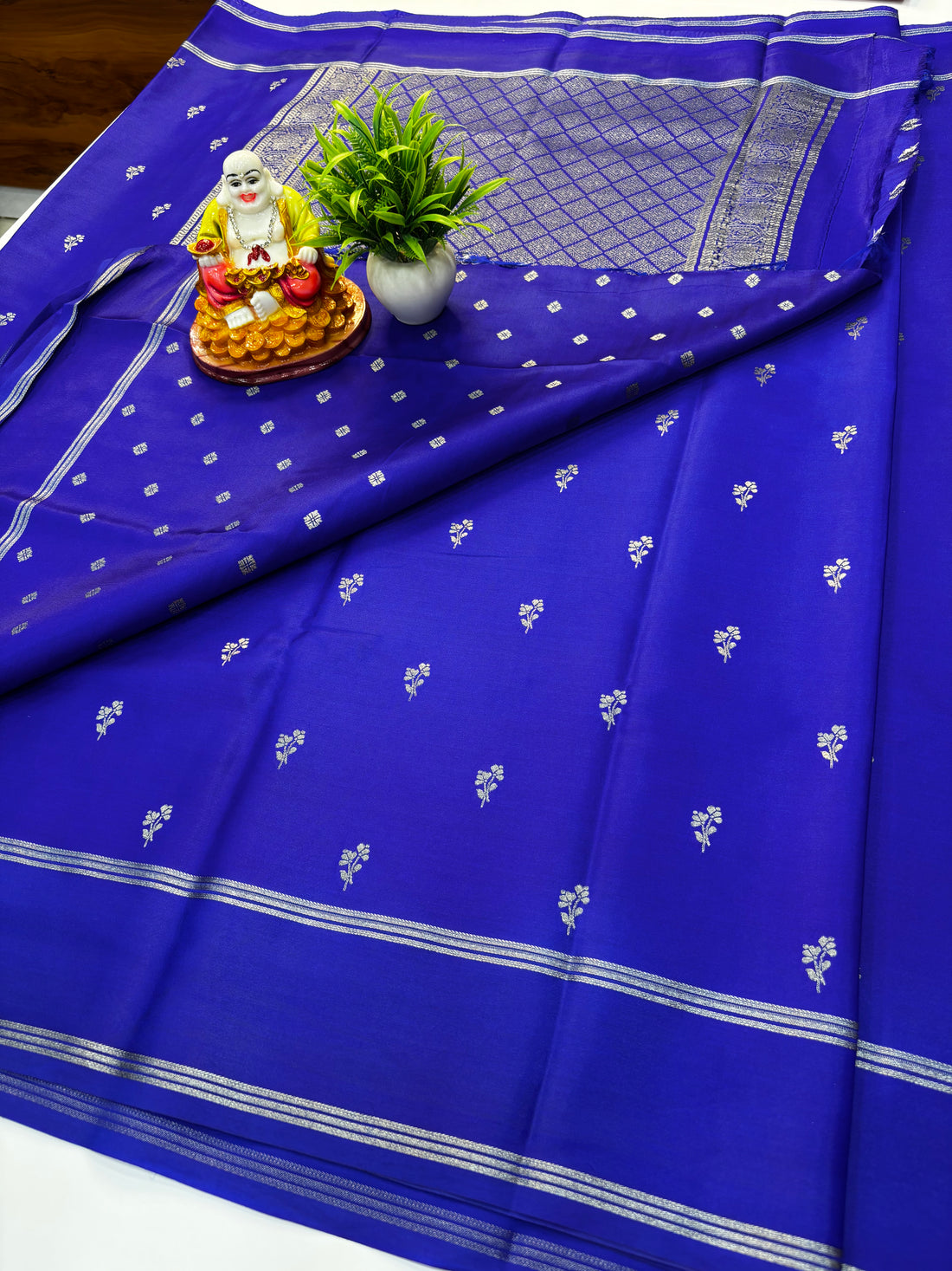 Premium Gajji Silk Saree with Rich Pallu & Butta Blouse | Padmavathi Silks and Sarees
