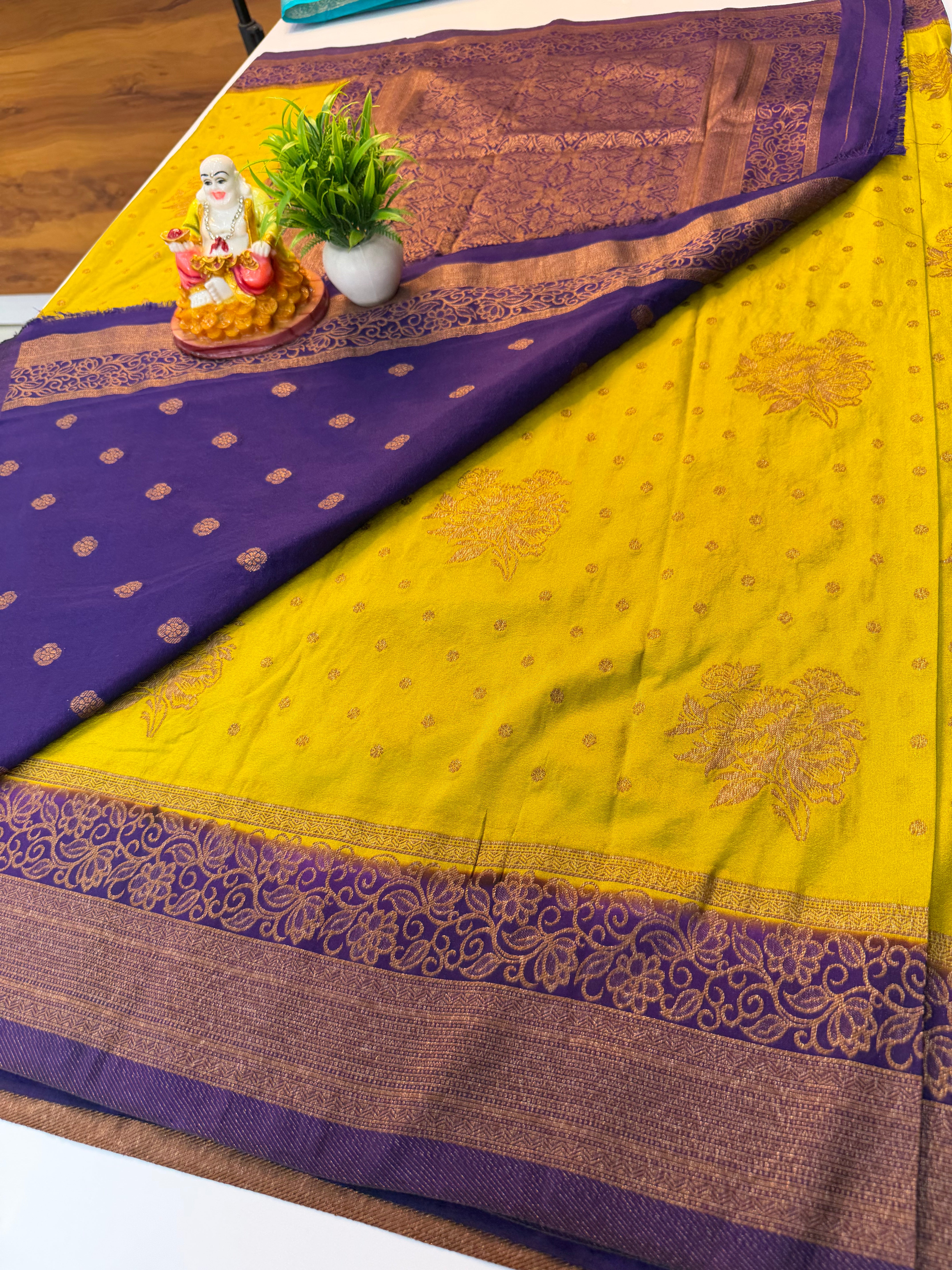 Premium Georgette Saree with Coco Zari Buttas & Beautiful Designer Border | Padmavathi Silks and Sarees…