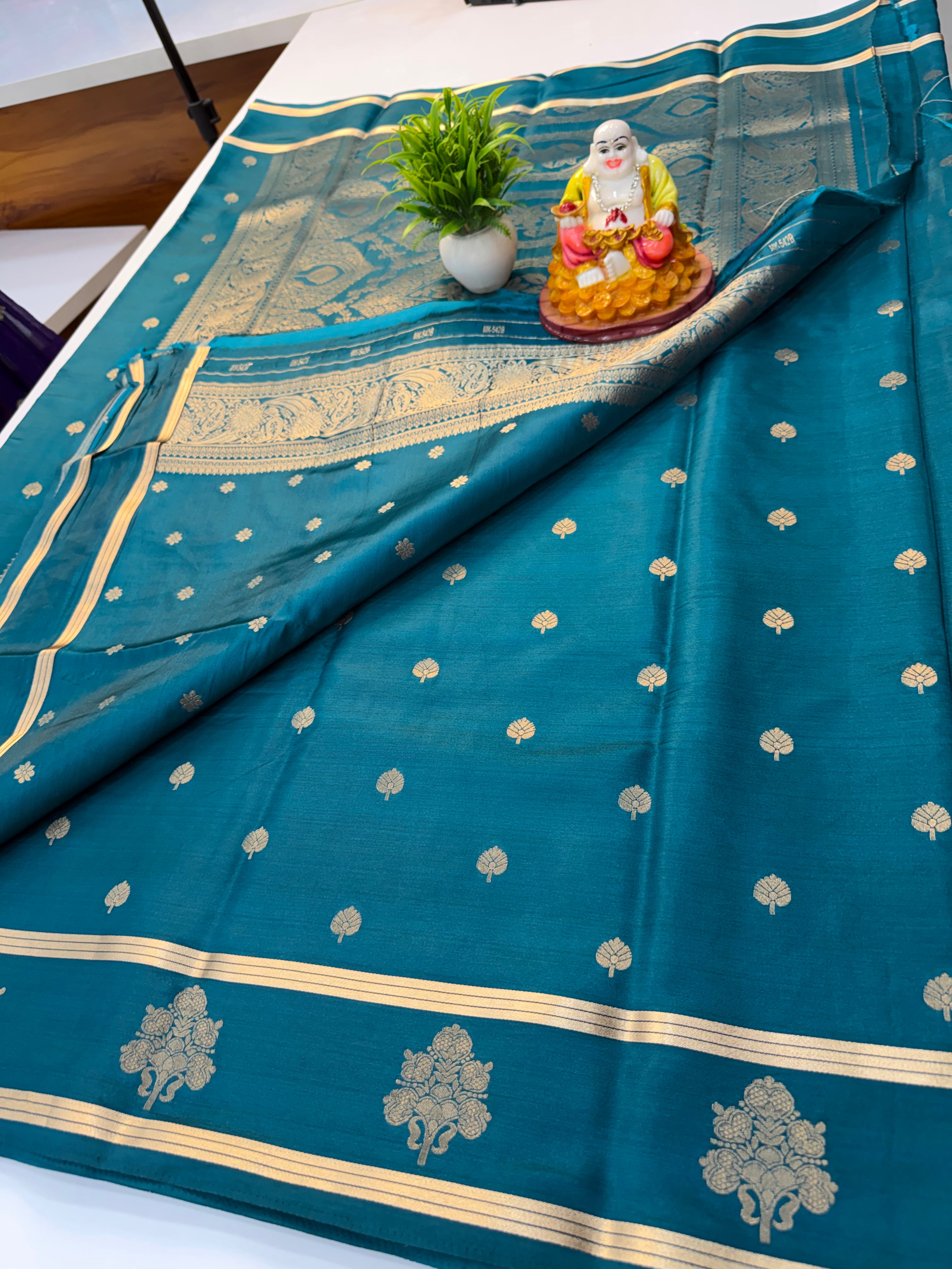 Premium Gajji Silk Saree with Rich Pallu & Butta Blouse | Padmavathi Silks and Sarees