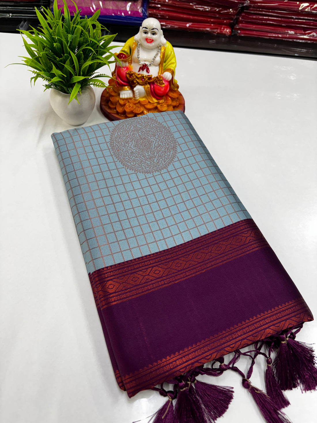 Semi Silk Saree with Beautiful Colors – Padmavathi Silks and Sarees