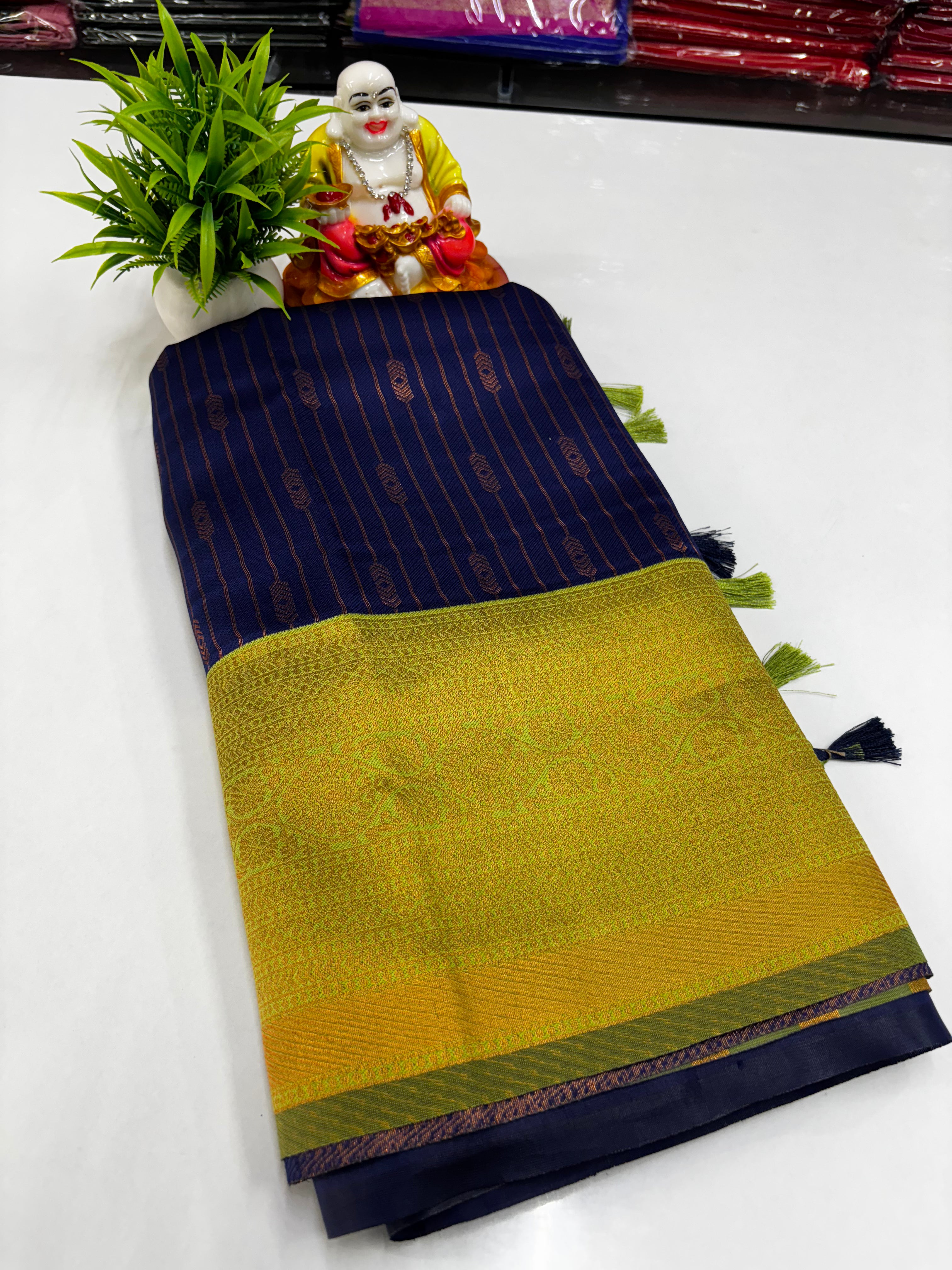 Semi Silk Saree with Beautiful Colors – Padmavathi Silks and Sarees