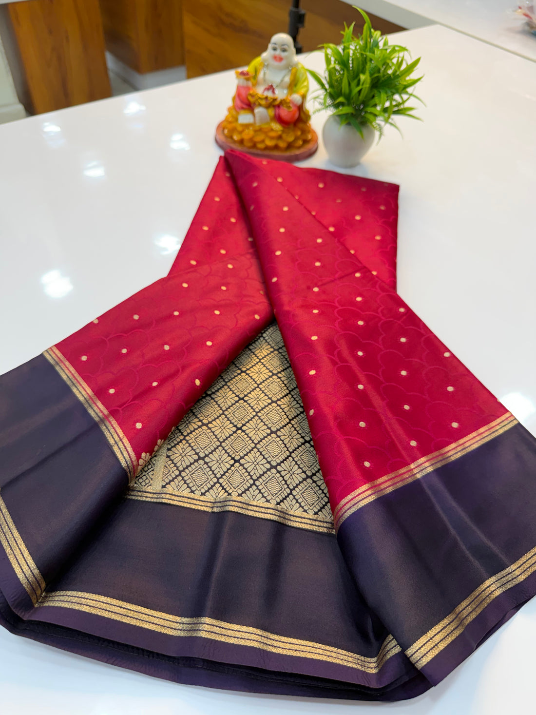 Premium Gajji Silk Saree with Elegant Buttas & Rich Pallu | Festive Wear | Padmavathi Silks and Sarees