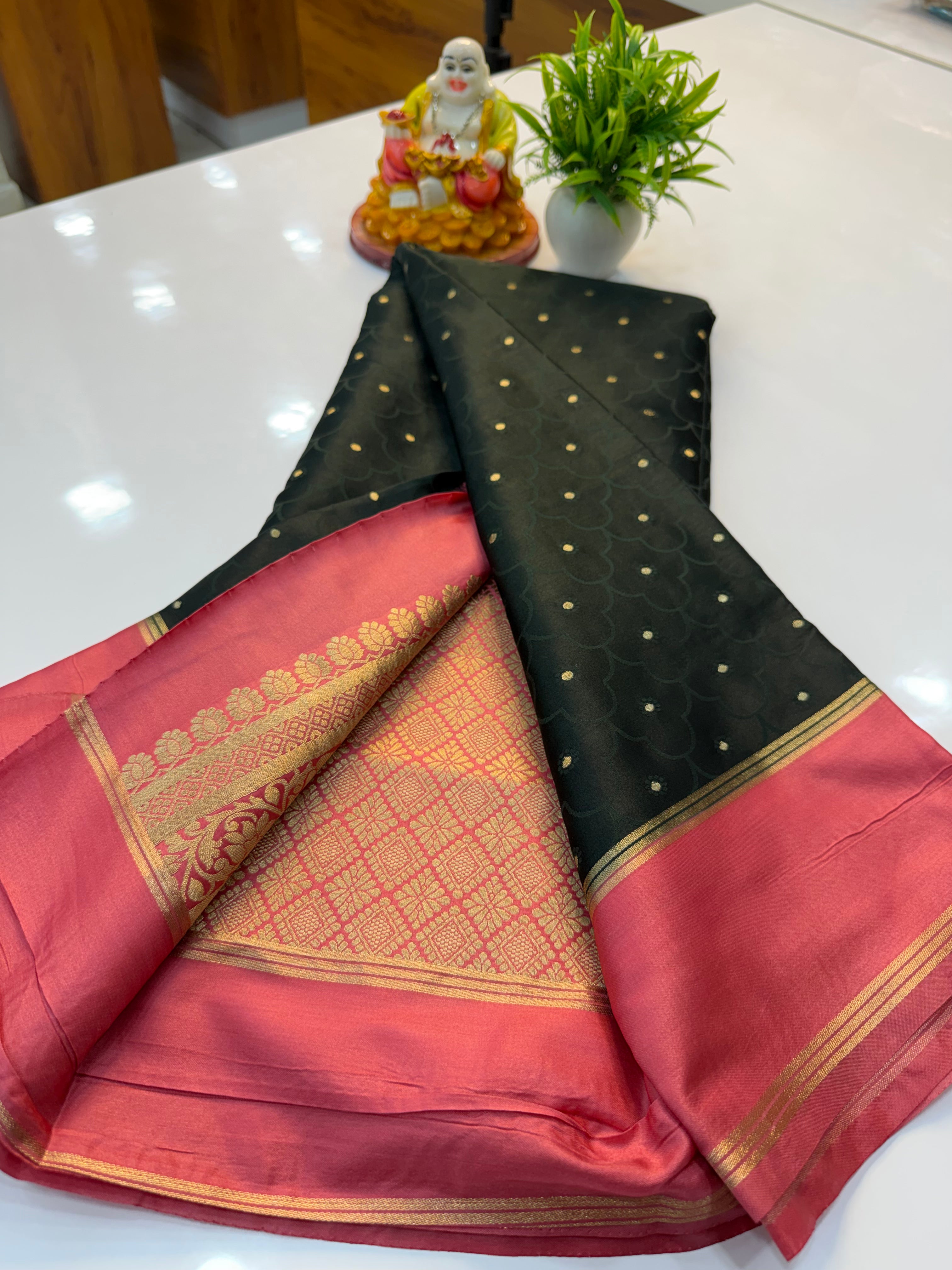 Premium Gajji Silk Saree with Elegant Buttas & Rich Pallu | Festive Wear | Padmavathi Silks and Sarees