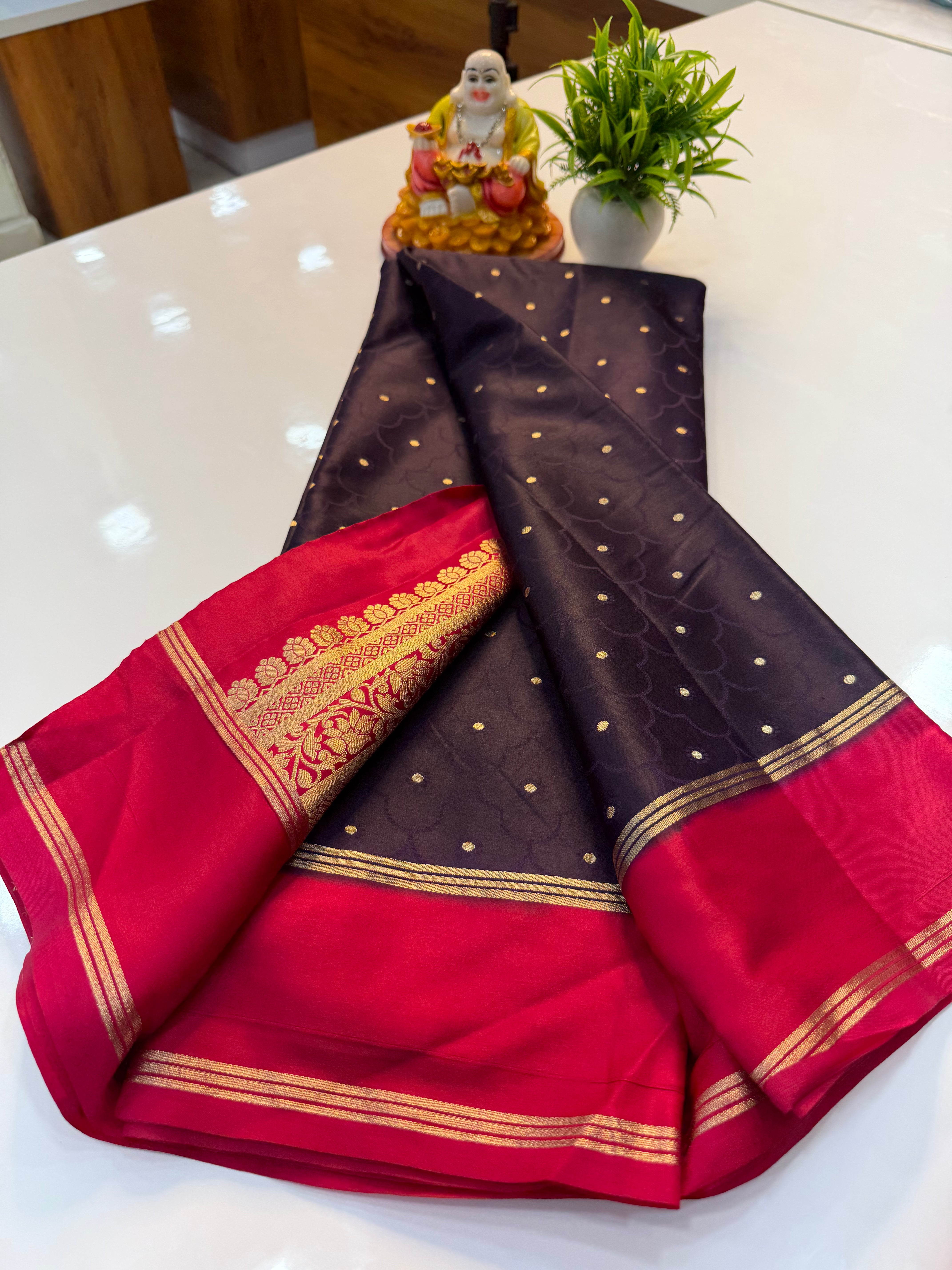 Premium Gajji Silk Saree with Elegant Buttas & Rich Pallu | Festive Wear | Padmavathi Silks and Sarees