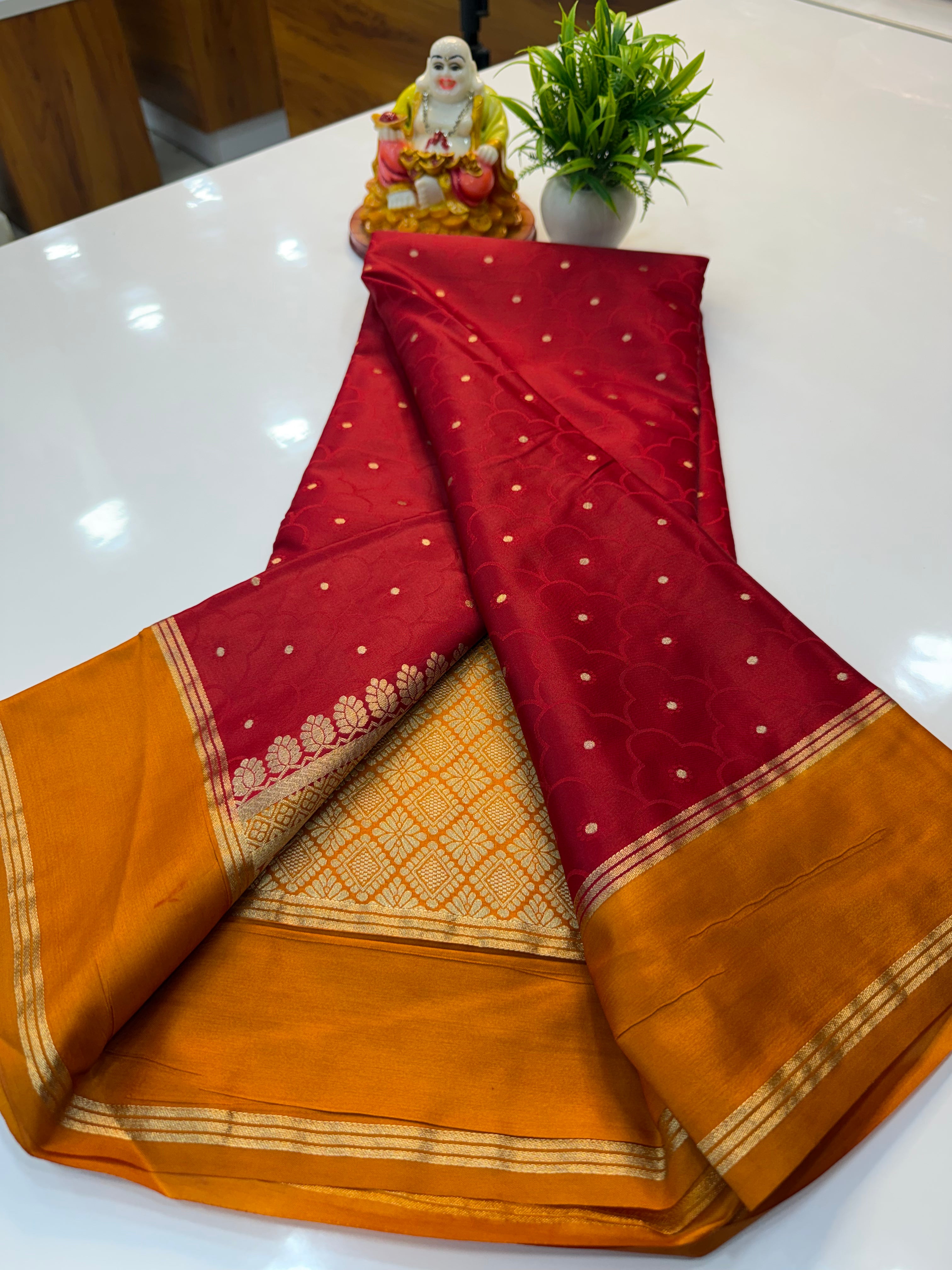 Premium Gajji Silk Saree with Elegant Buttas & Rich Pallu | Festive Wear | Padmavathi Silks and Sarees