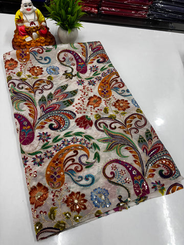 Premium Crepe Silk Blouse with Kalamkari Design – by Padmavathi Silks and Sarees