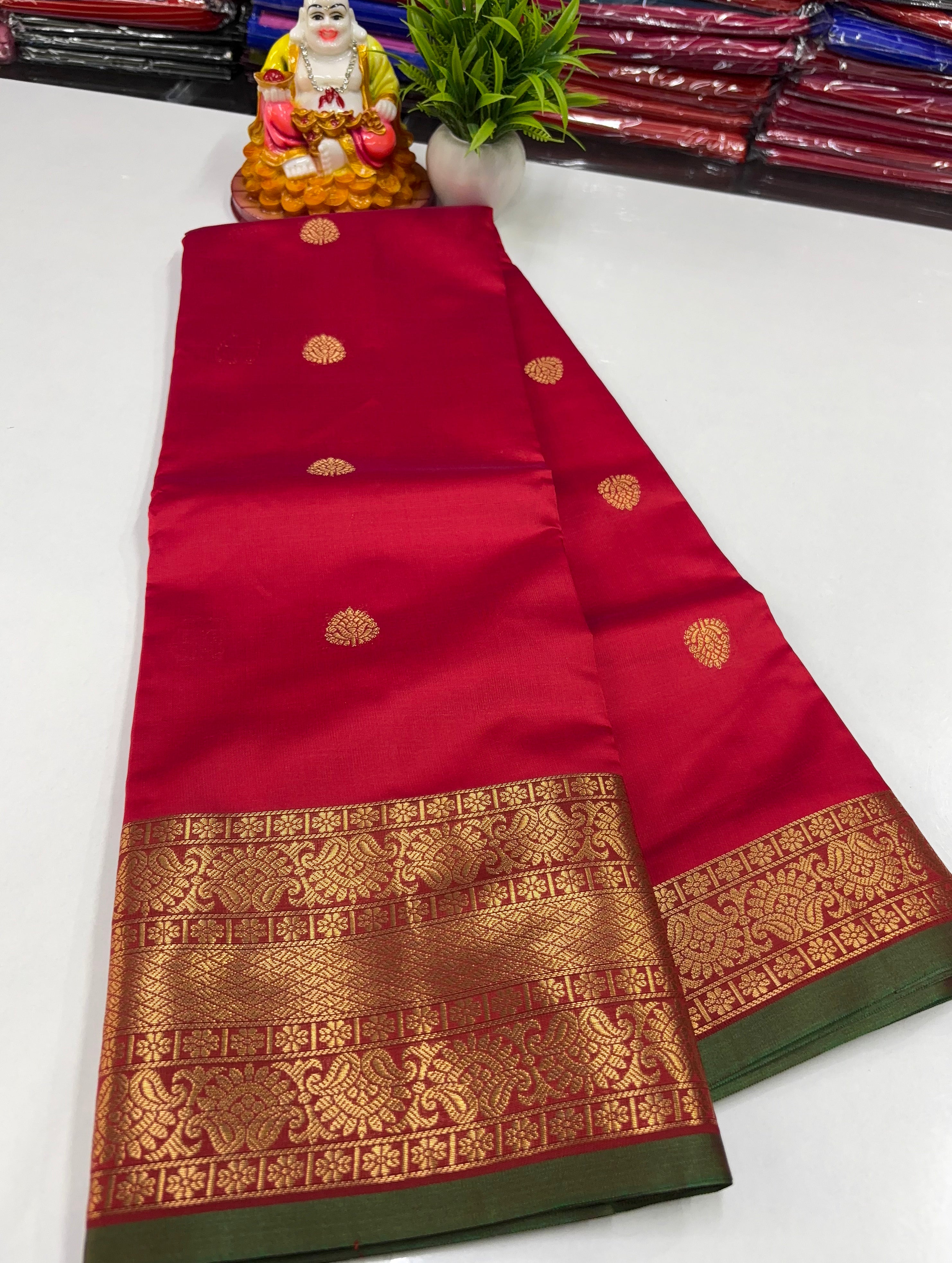 ✨ Beautiful Semi Silk Saree with Elegance & Shine – From Padmavathi Silks and Sarees ✨