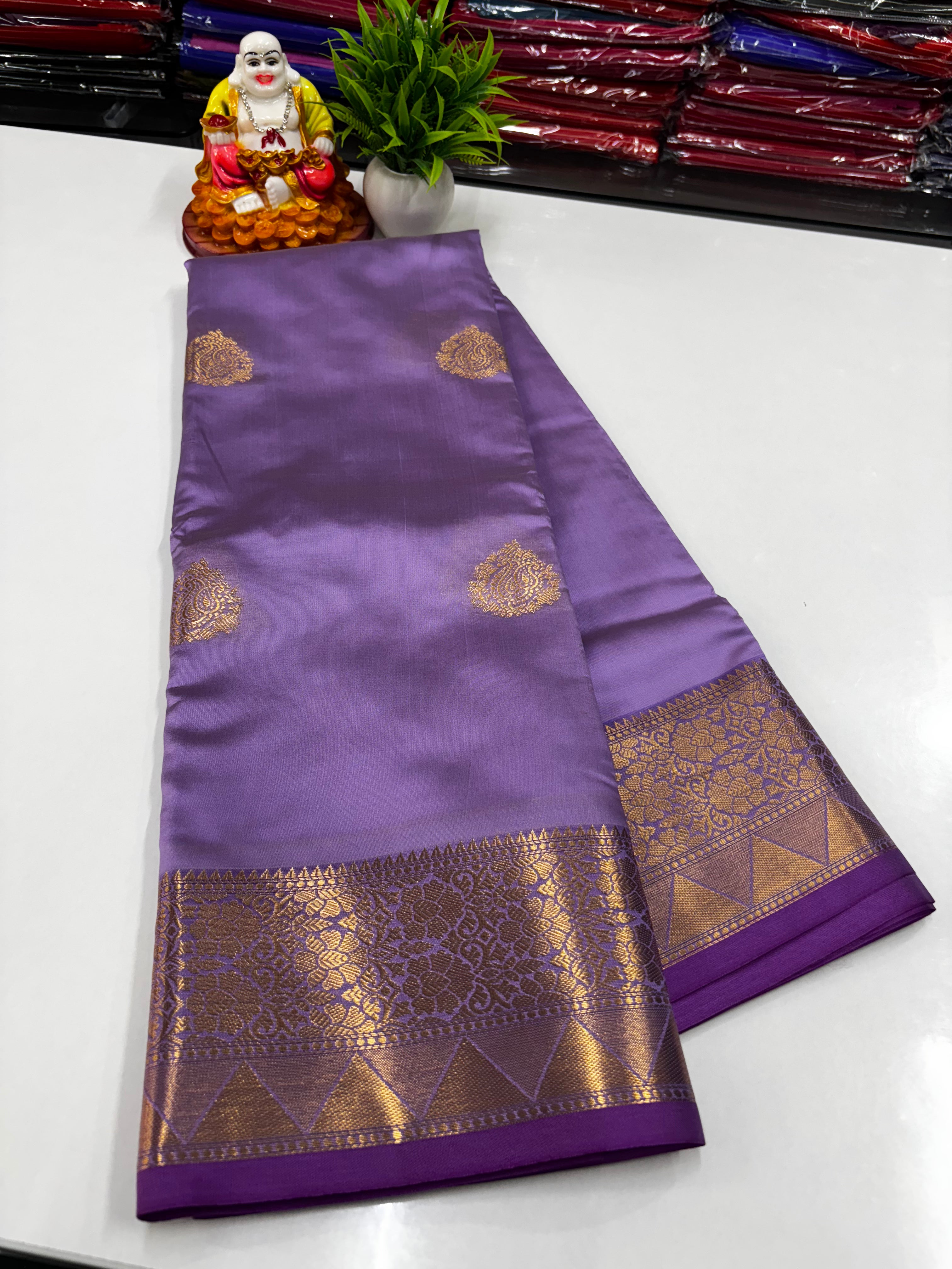 ✨ Beautiful Semi Silk Saree with Elegance & Shine – From Padmavathi Silks and Sarees ✨