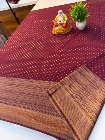 Georgette Saree with Elegant Buttas & Rich Pallu | Padmavathi Silks and Sarees