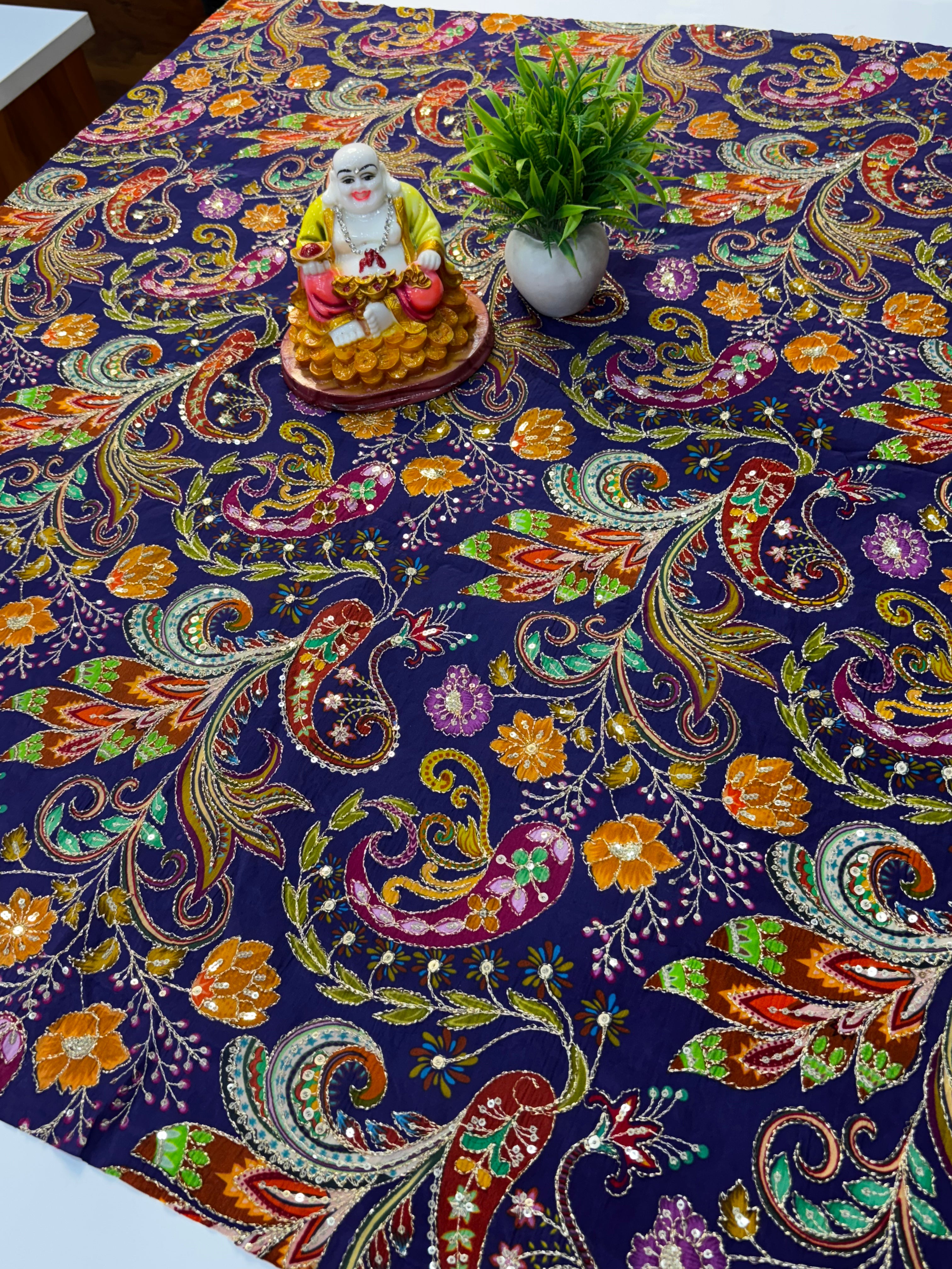 Premium Kalamkari Natural Crepe Silk Blouse