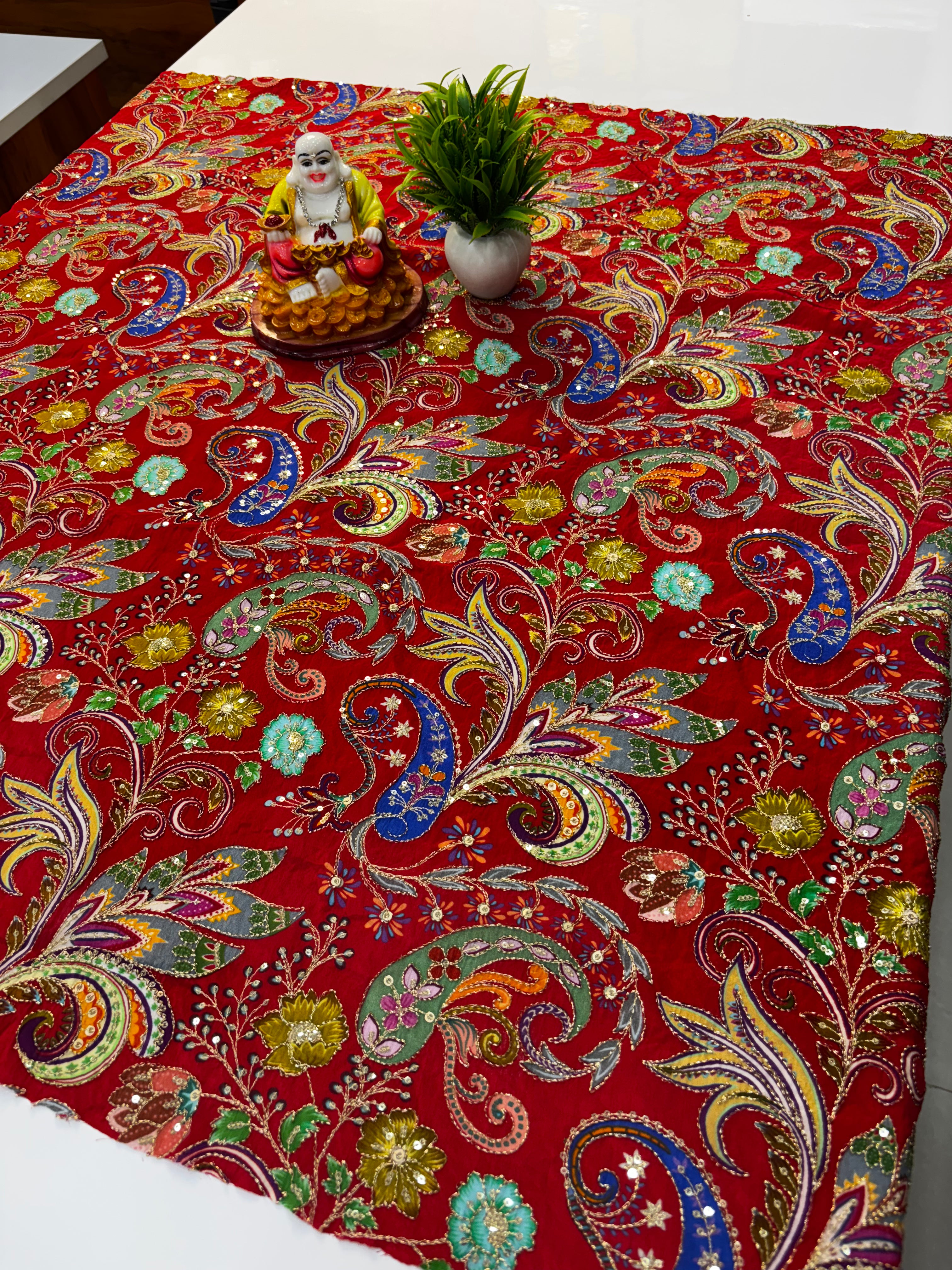 Premium Kalamkari Natural Crepe Silk Blouse