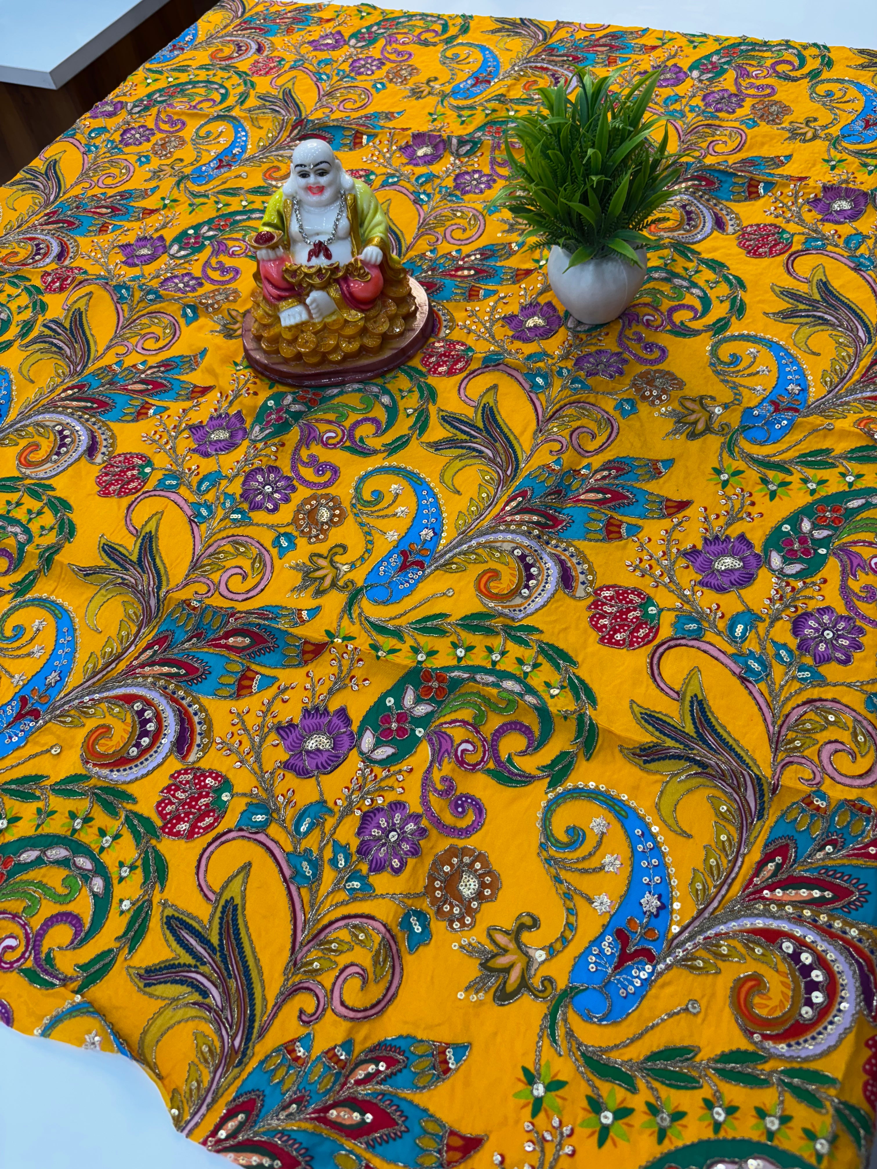 Premium Kalamkari Natural Crepe Silk Blouse