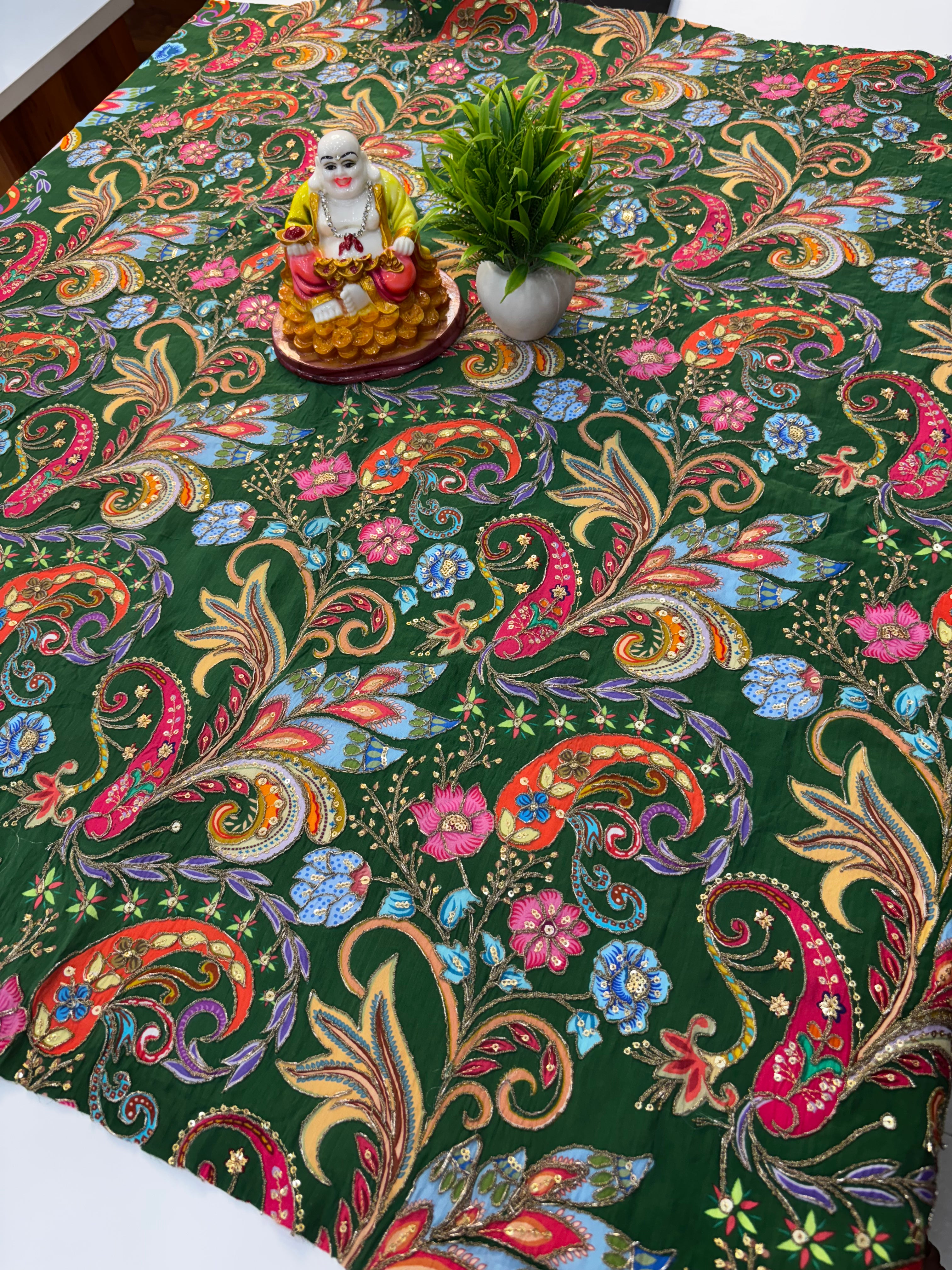 Premium Kalamkari Natural Crepe Silk Blouse