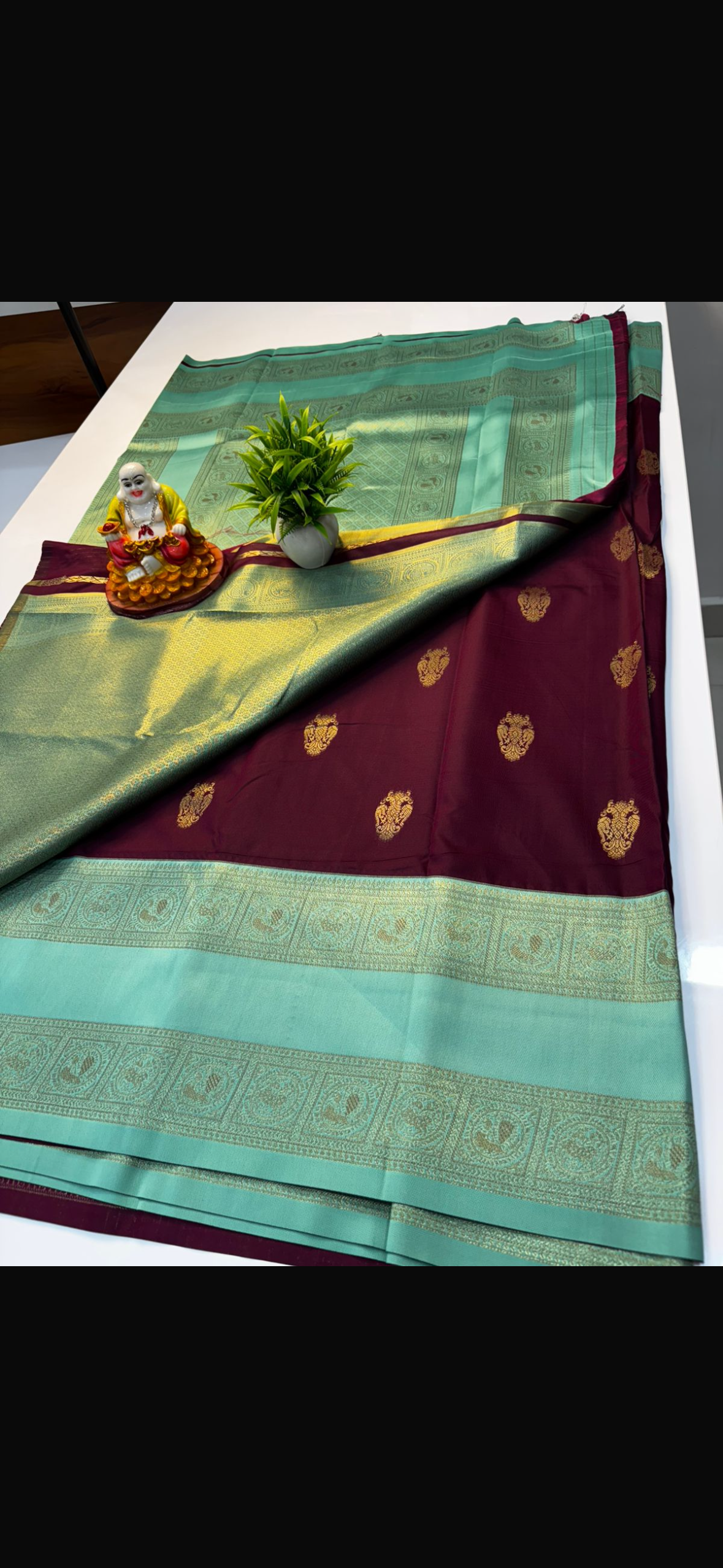 🦚 Premium Semi Silk Saree with Ganda Berunda Design & Rich Pallu 🦚