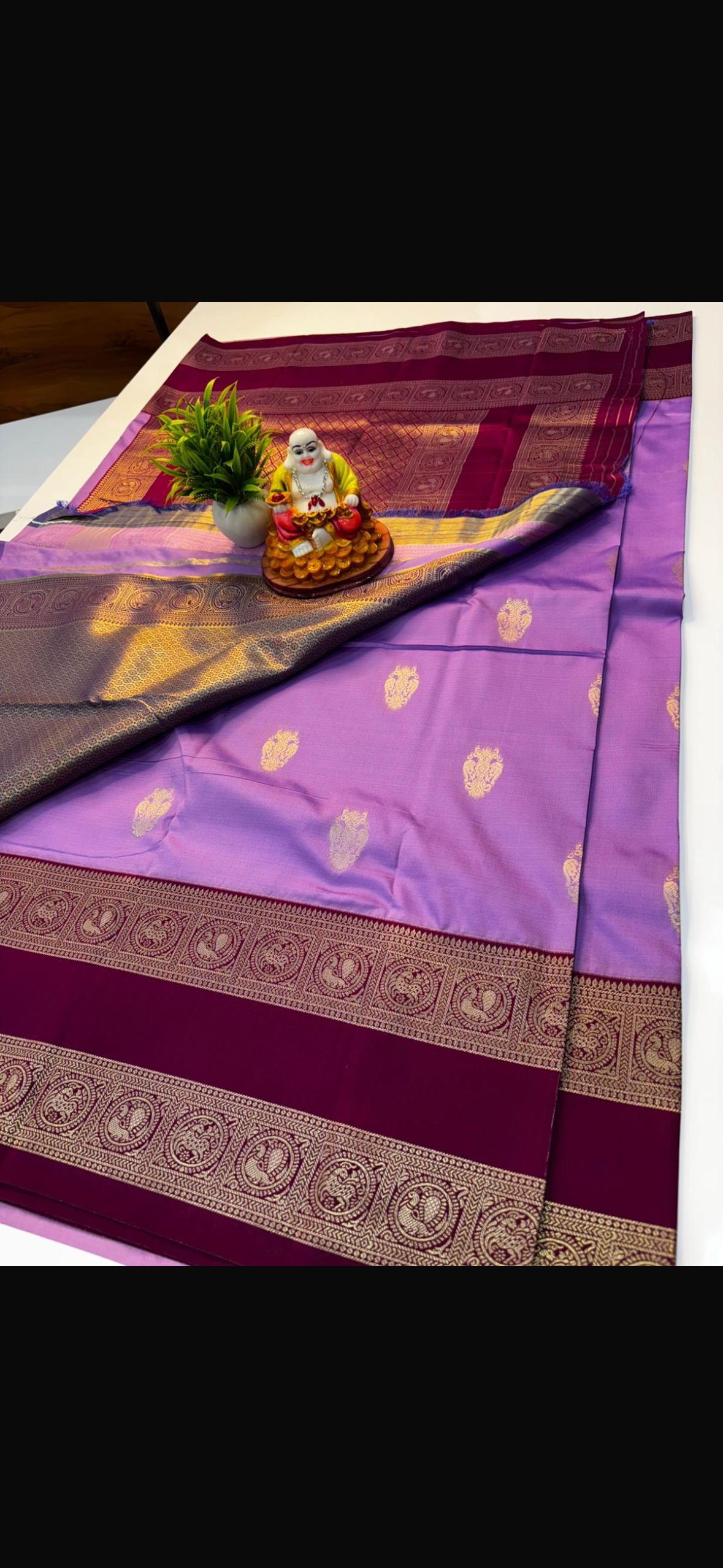 🦚 Premium Semi Silk Saree with Ganda Berunda Design & Rich Pallu 🦚