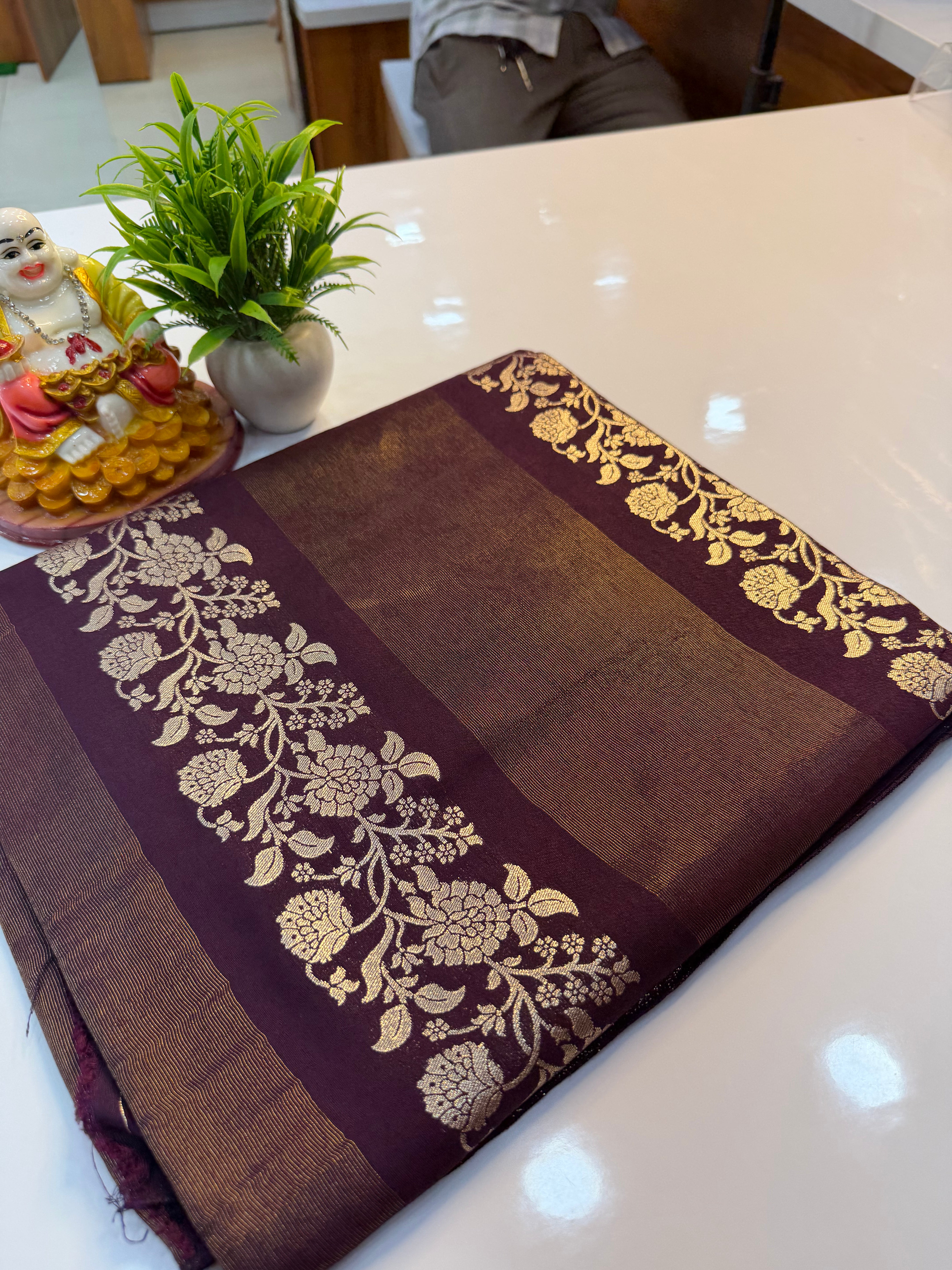 Premium Semi Viscose Saree with Meenakari Pattern | Rich Pallu & Butta Blouse | Padmavathi Silks and Sarees…