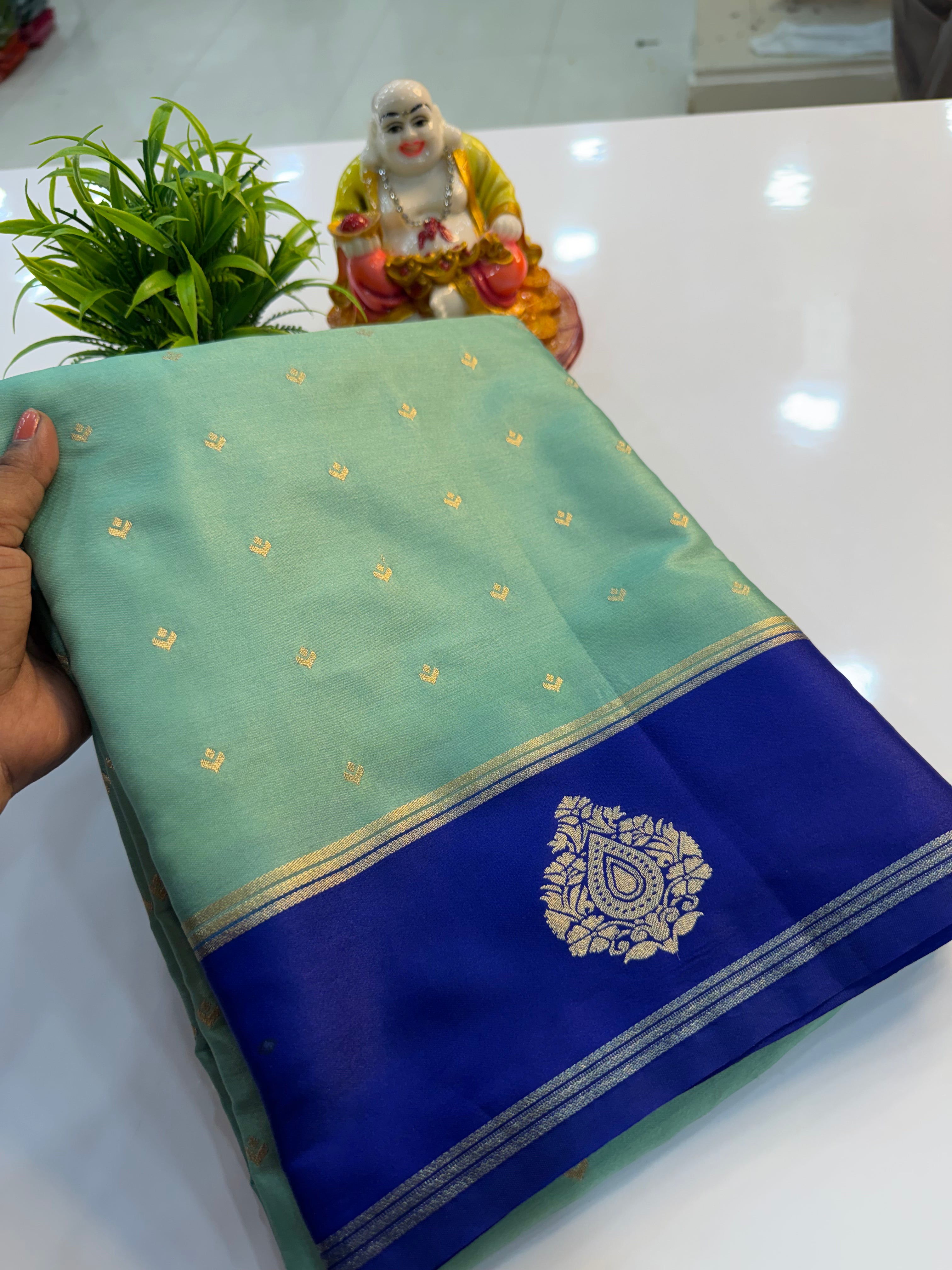 Premium Gajji Silk Saree with Buttas | Rich Pallu & Butta Blouse…