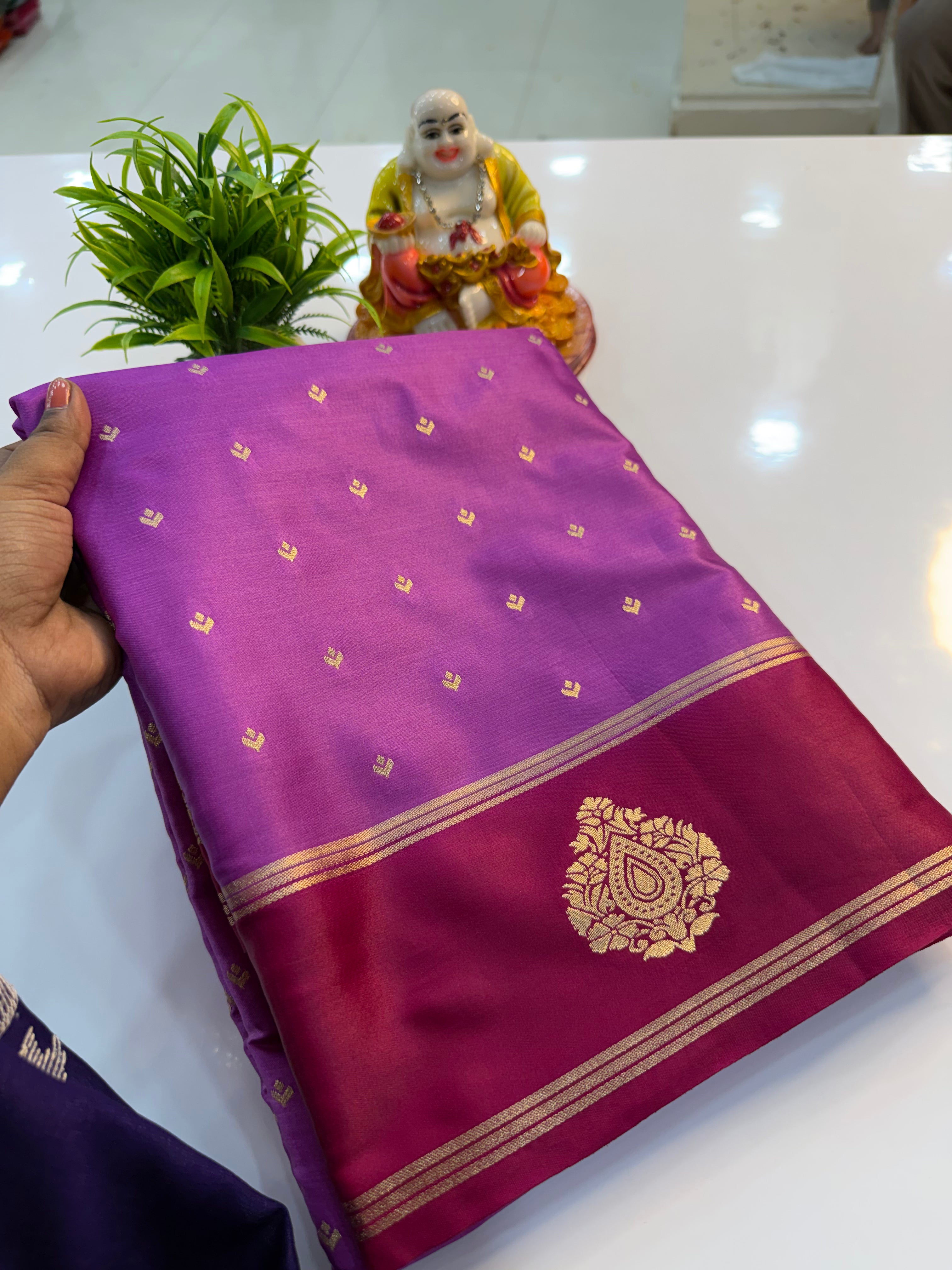 Premium Gajji Silk Saree with Buttas | Rich Pallu & Butta Blouse…