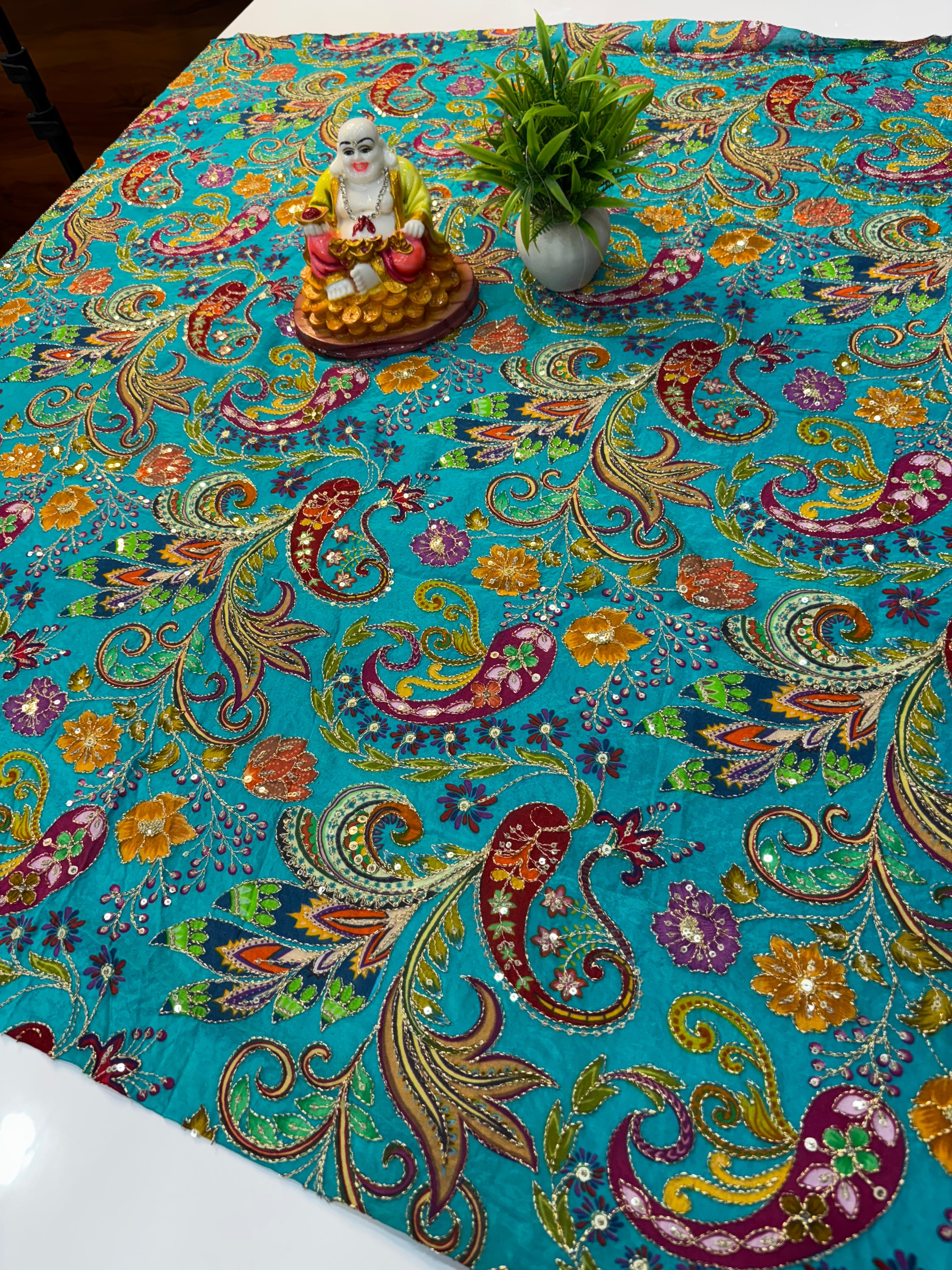 Premium Kalamkari Natural Crepe Silk Blouse