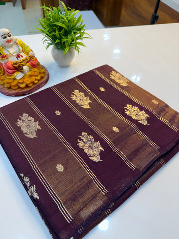 Semi Viscose Saree with Beautiful Floral Design | Rich Pallu & Butta Blouse…
