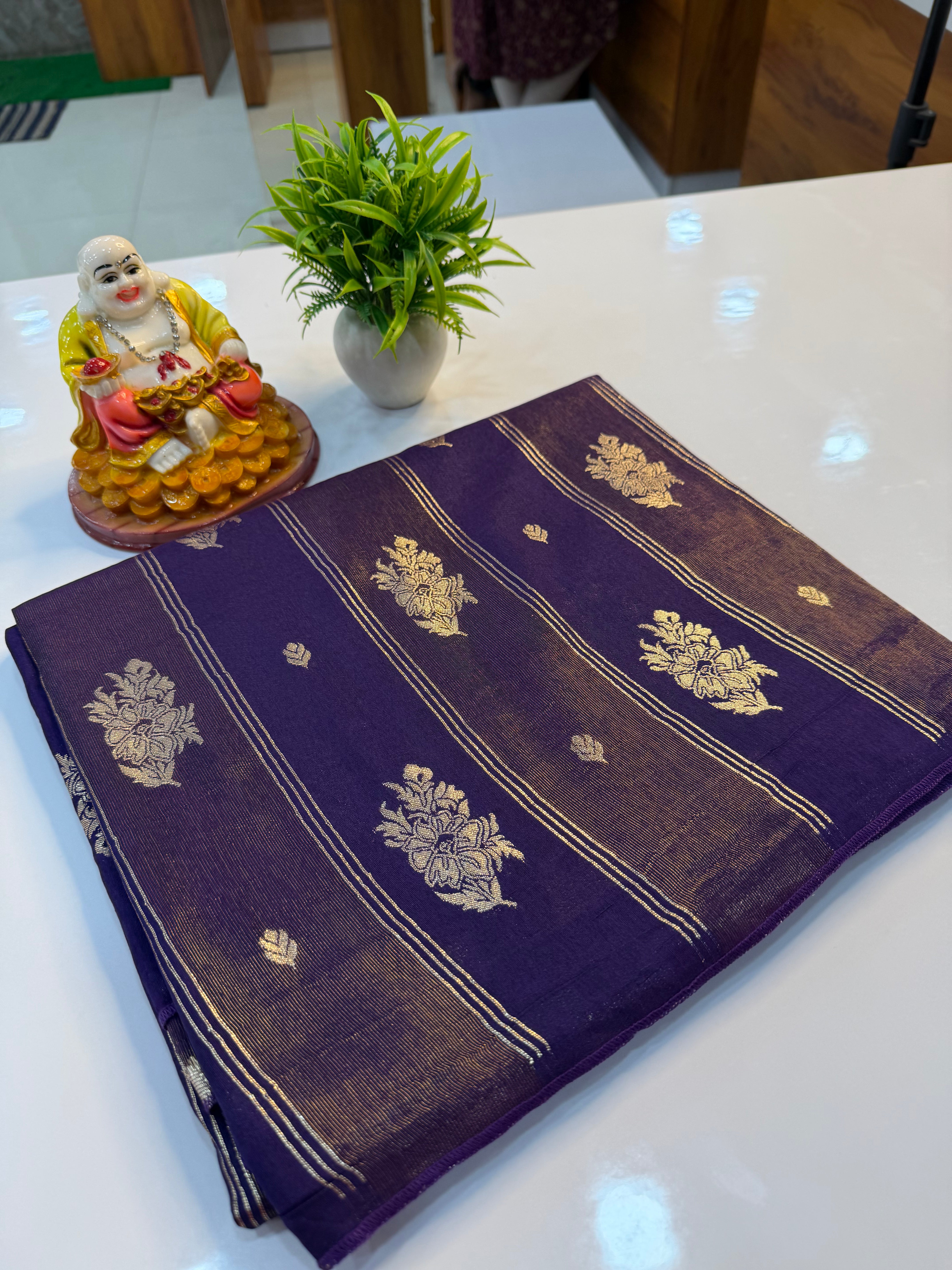 Semi Viscose Saree with Beautiful Floral Design | Rich Pallu & Butta Blouse…