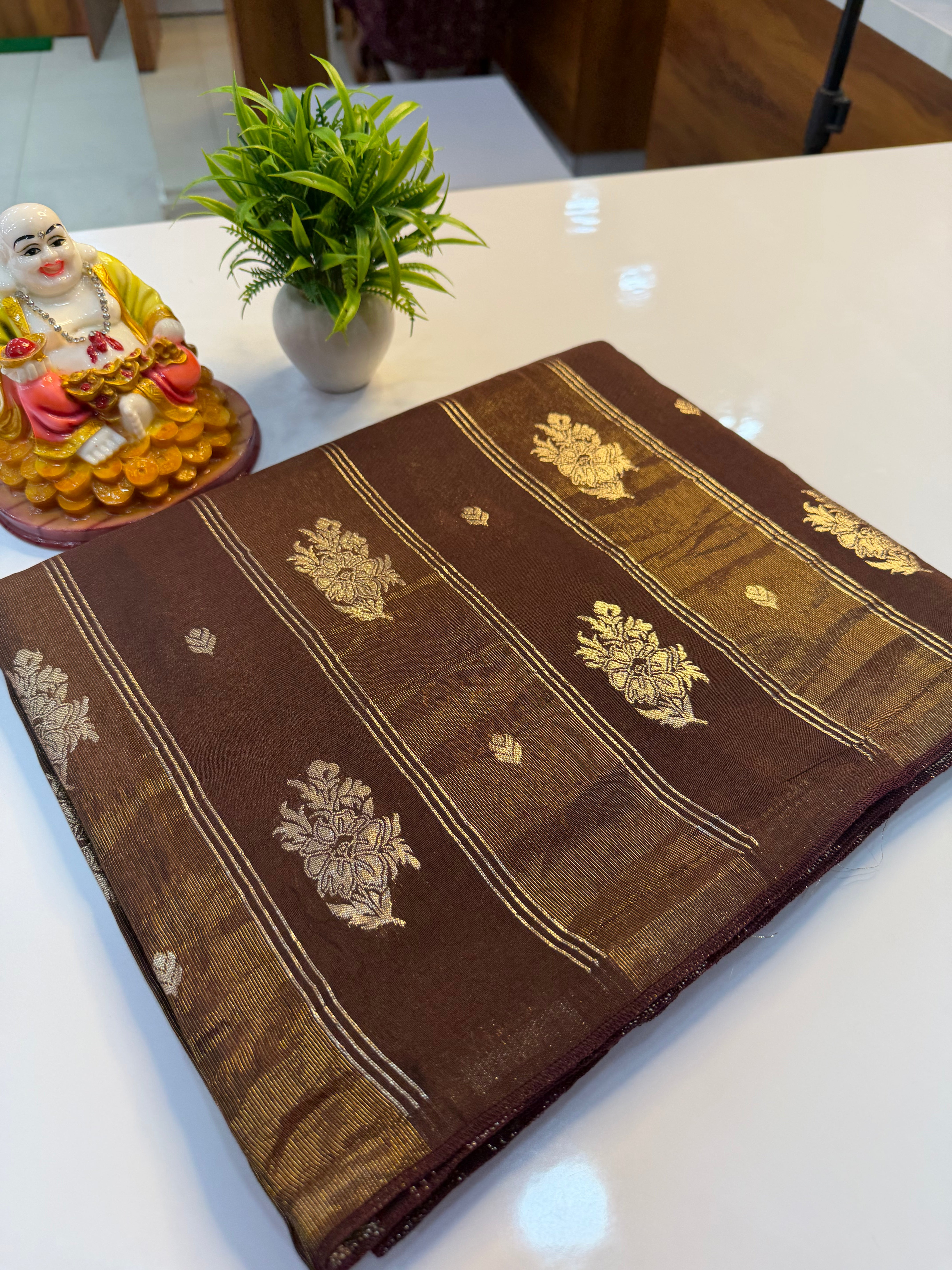 Semi Viscose Saree with Beautiful Floral Design | Rich Pallu & Butta Blouse…