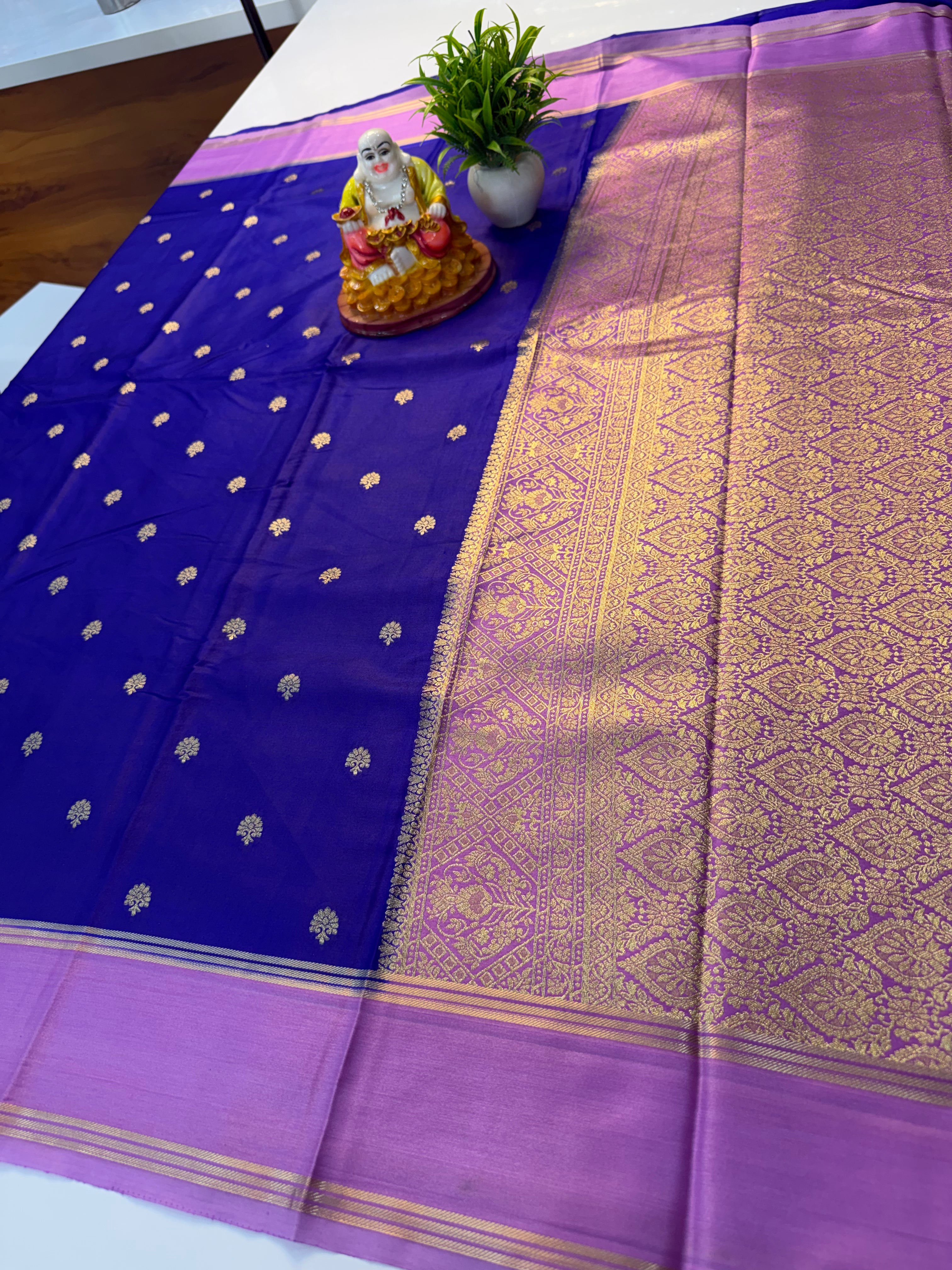 Premium Gajji Silk Saree with Rich Pallu & Butta Blouse…
