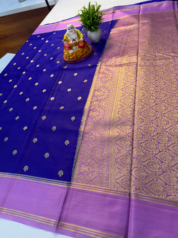 Premium Gajji Silk Saree with Rich Pallu & Butta Blouse…