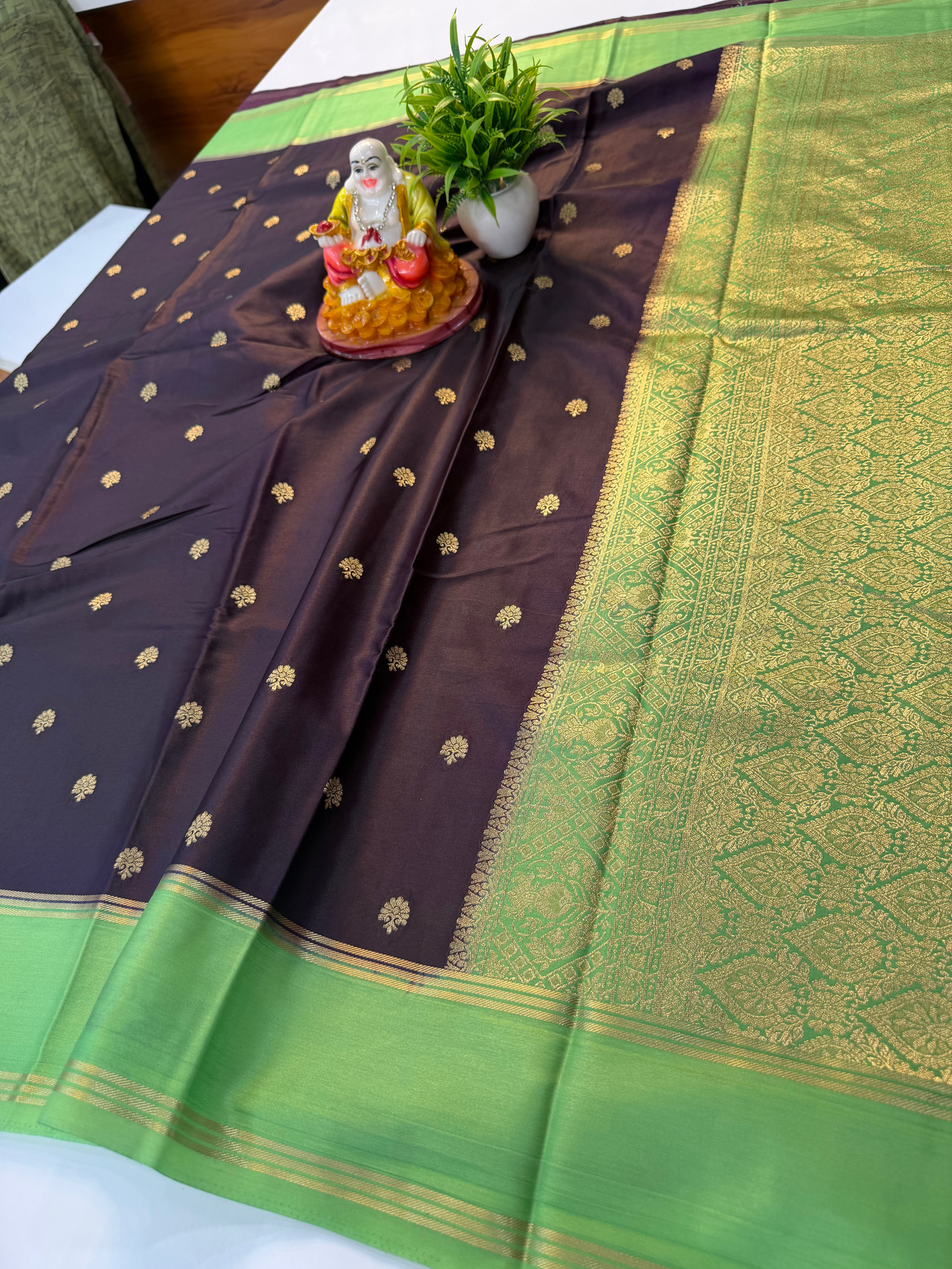Premium Gajji Silk Saree with Rich Pallu & Butta Blouse…