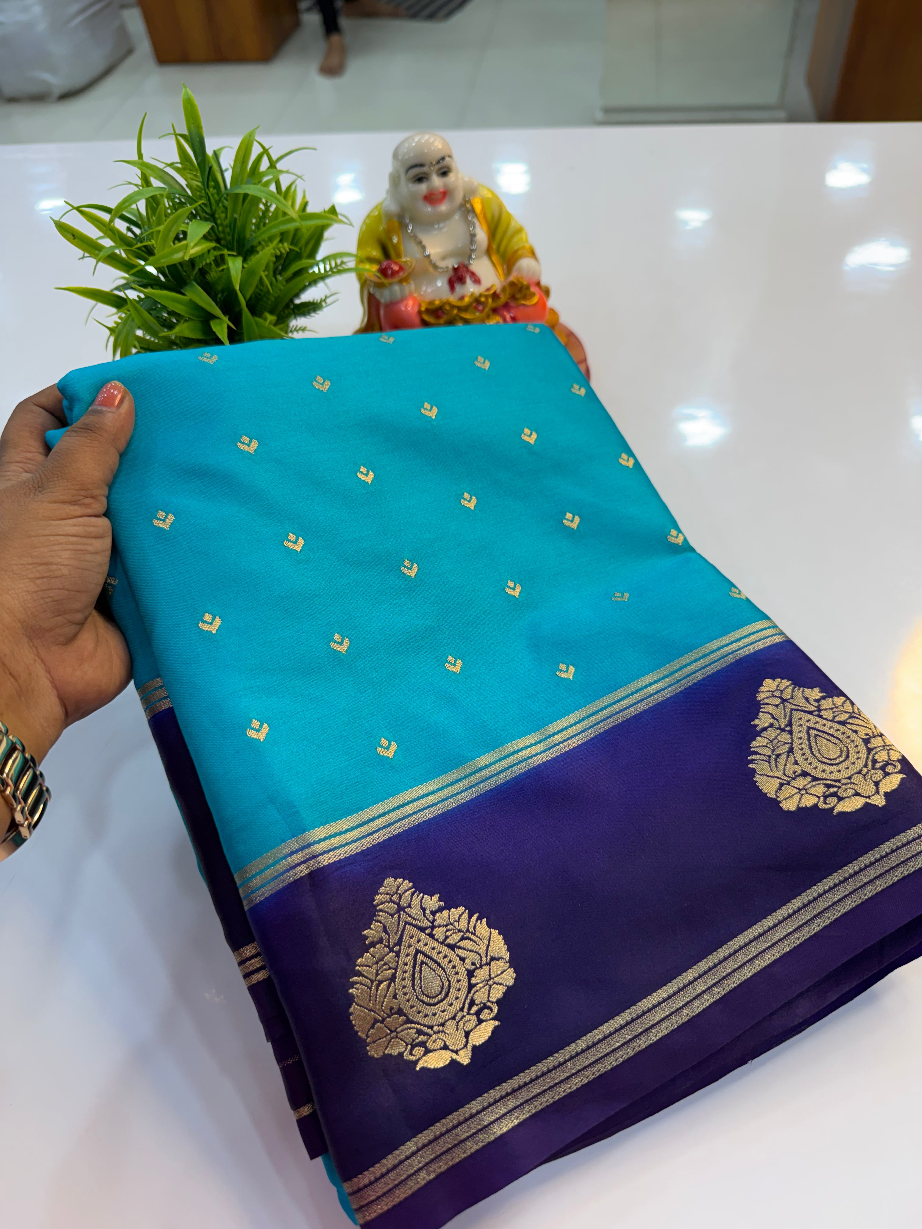 Premium Gajji Silk Saree with Elegant Buttas & Rich Pallu | Padmavathi Silks and Sarees…..