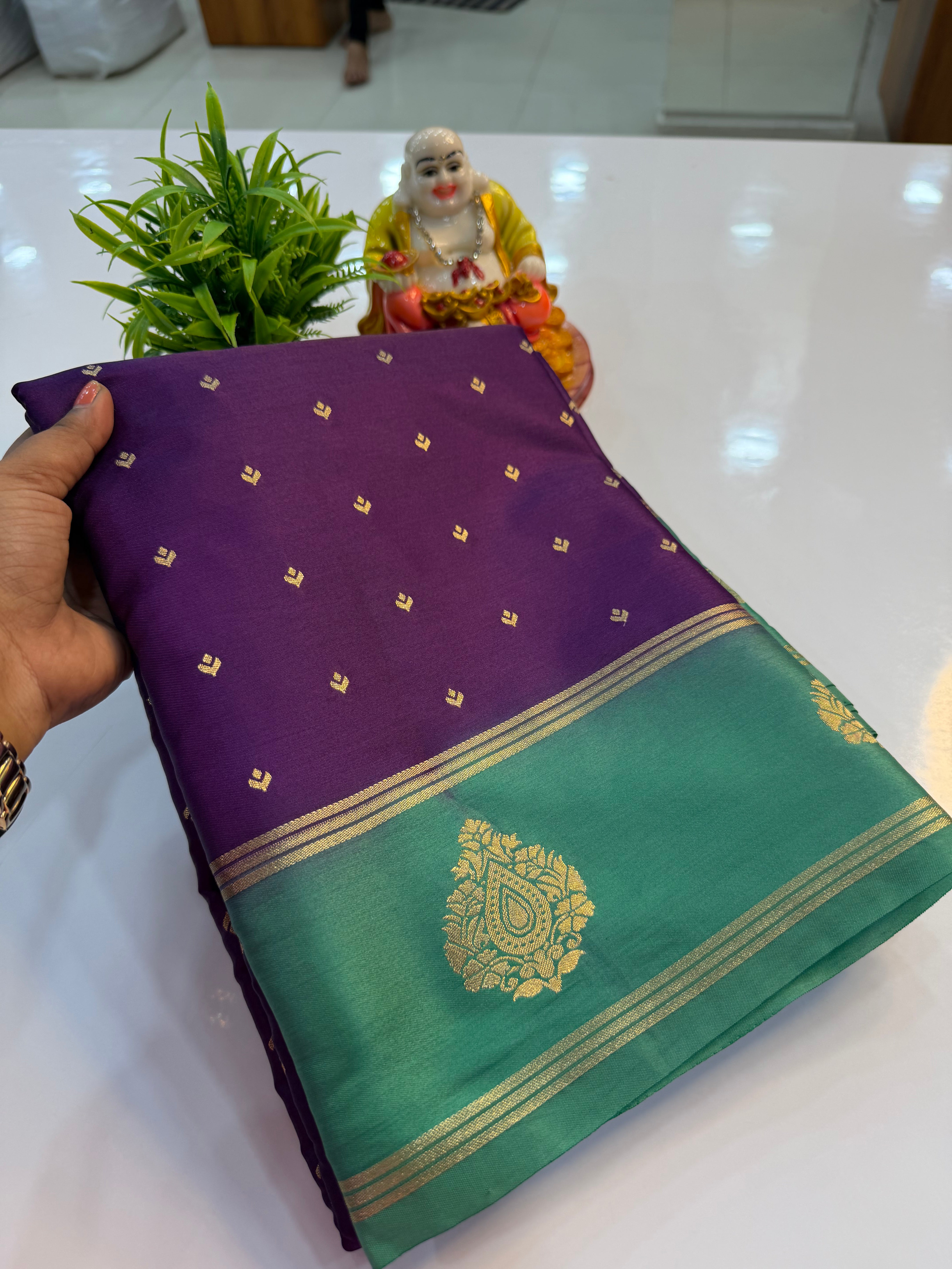 Premium Gajji Silk Saree with Elegant Buttas & Rich Pallu | Padmavathi Silks and Sarees…..