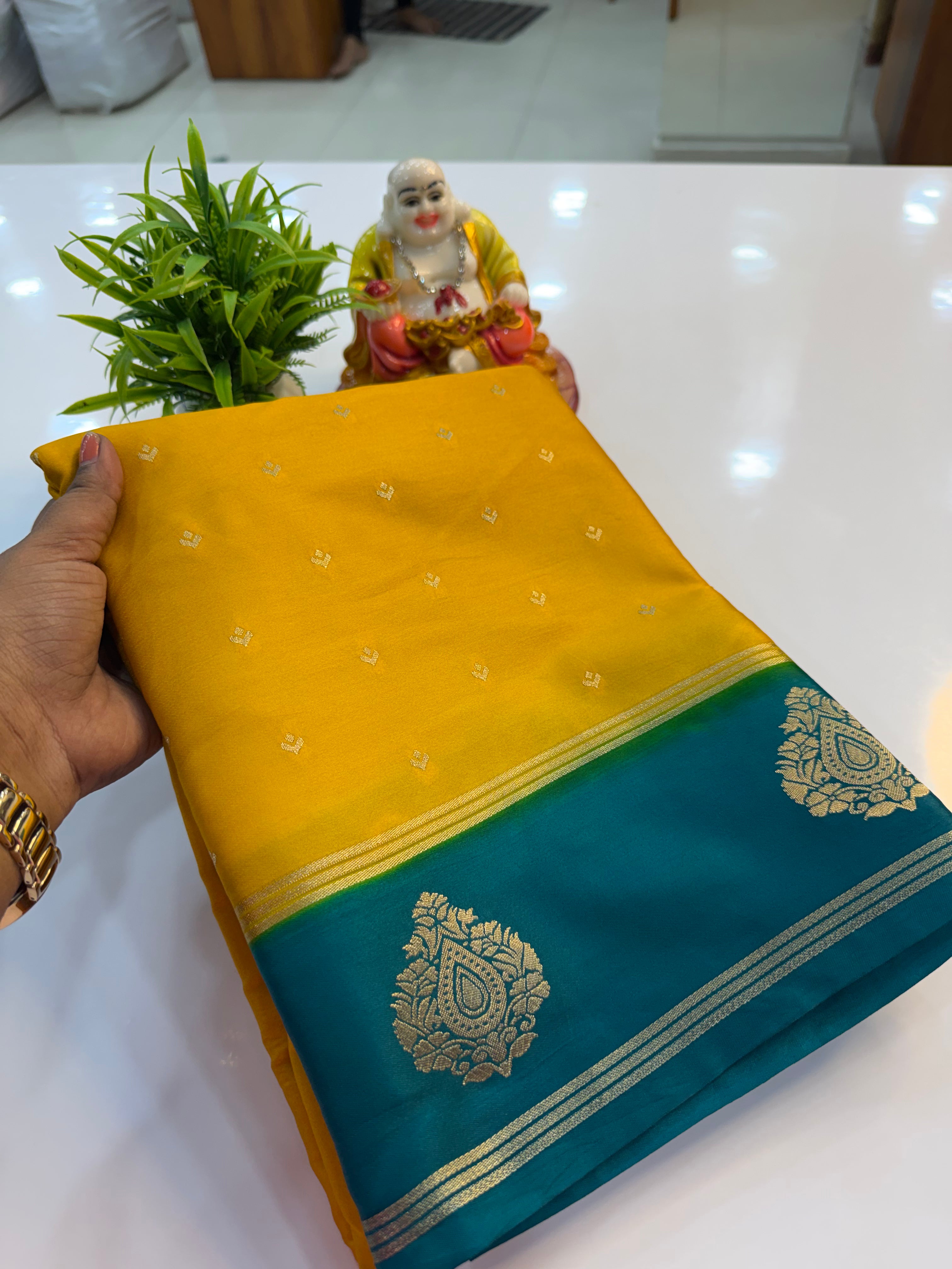 Premium Gajji Silk Saree with Elegant Buttas & Rich Pallu | Padmavathi Silks and Sarees…..