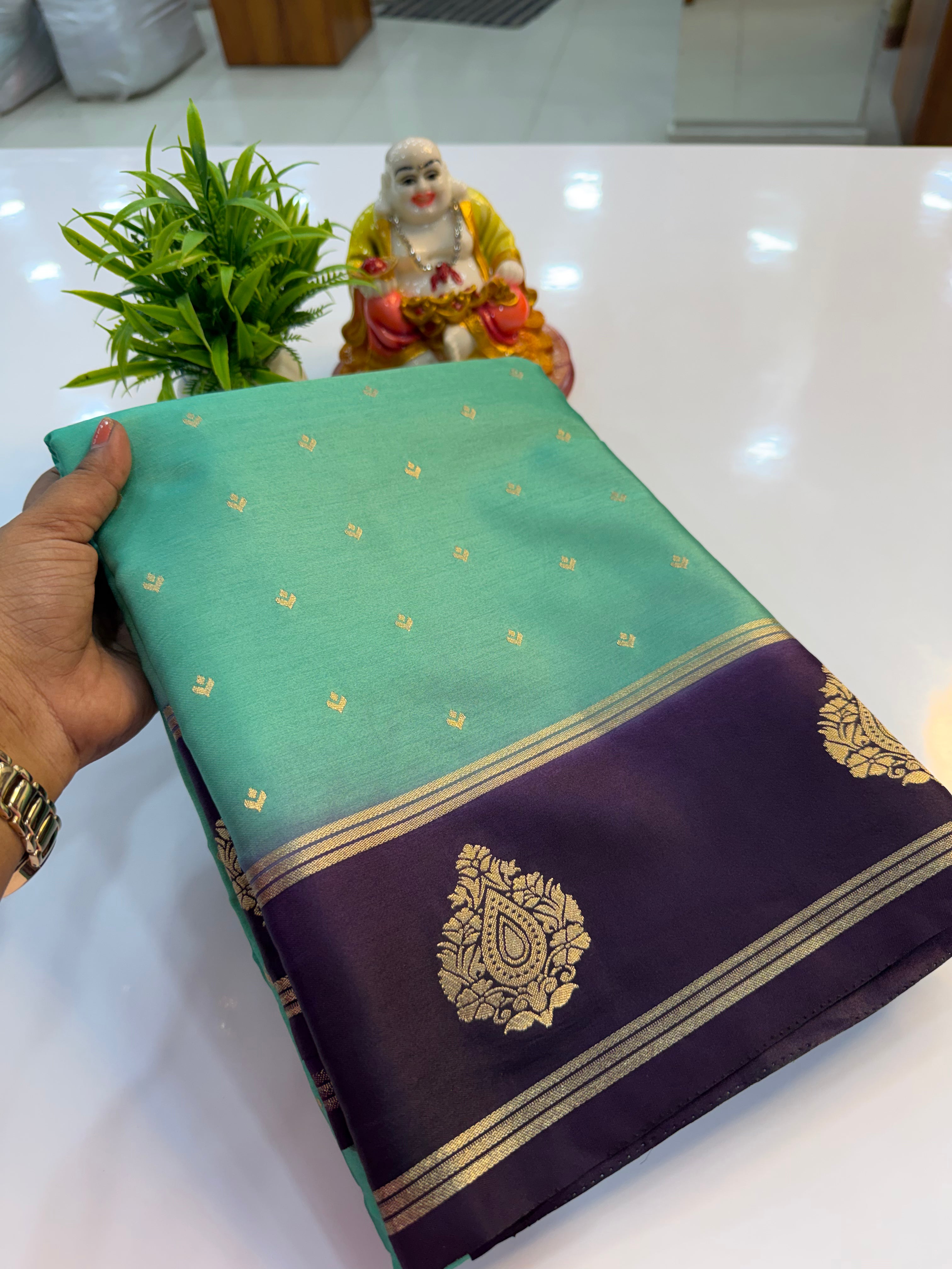 Premium Gajji Silk Saree with Elegant Buttas & Rich Pallu | Padmavathi Silks and Sarees…..