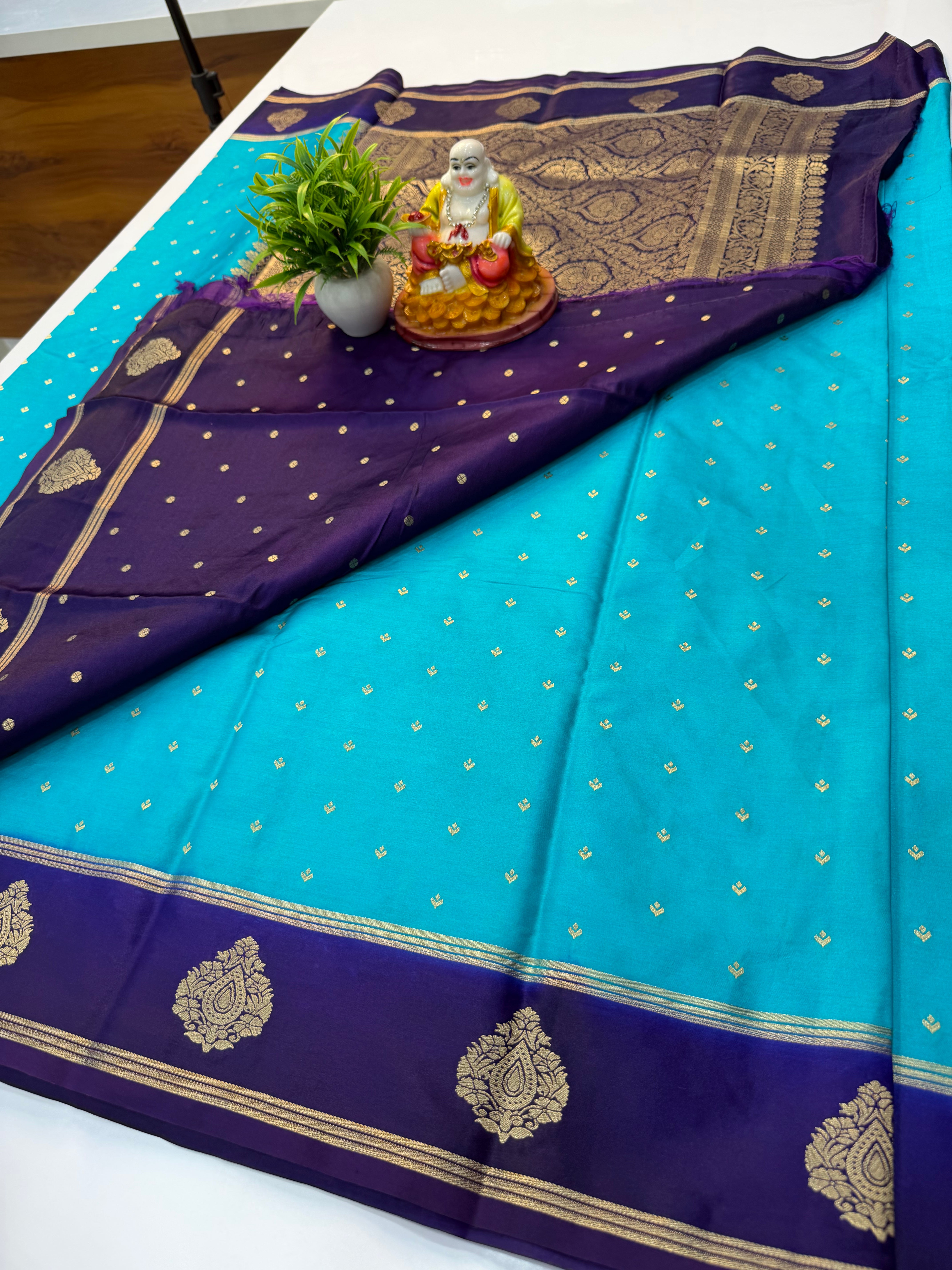 Premium Gajji Silk Saree with Elegant Buttas & Rich Pallu | Padmavathi Silks and Sarees…..