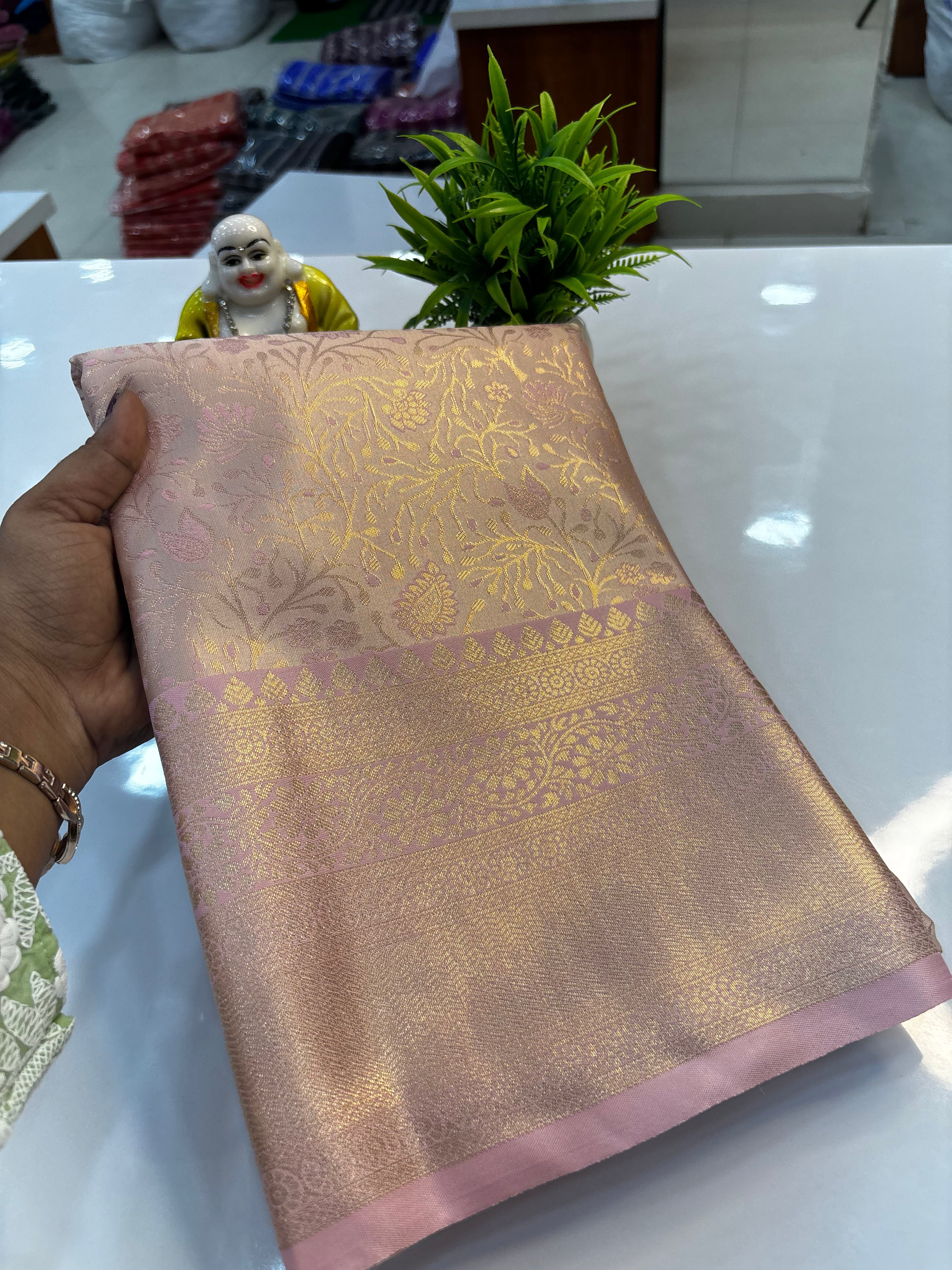Premium Satin Saree with Rich Pallu