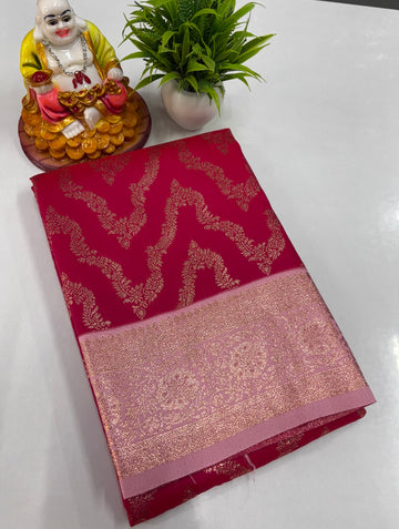 Elegant Saree with Necklace Design & Rich Shiny Pallu | Padmavathi Silks and Sarees