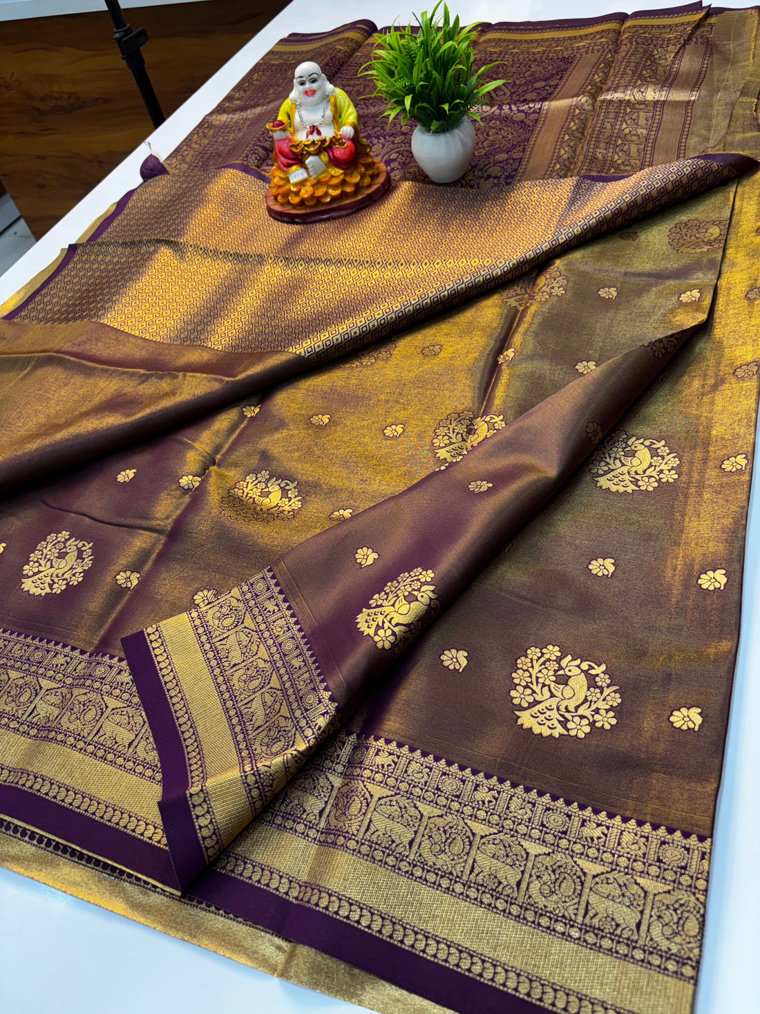 Premium Semi Silk Saree with Mayuri Design & Rich Pallu | Padmavathi Silks
