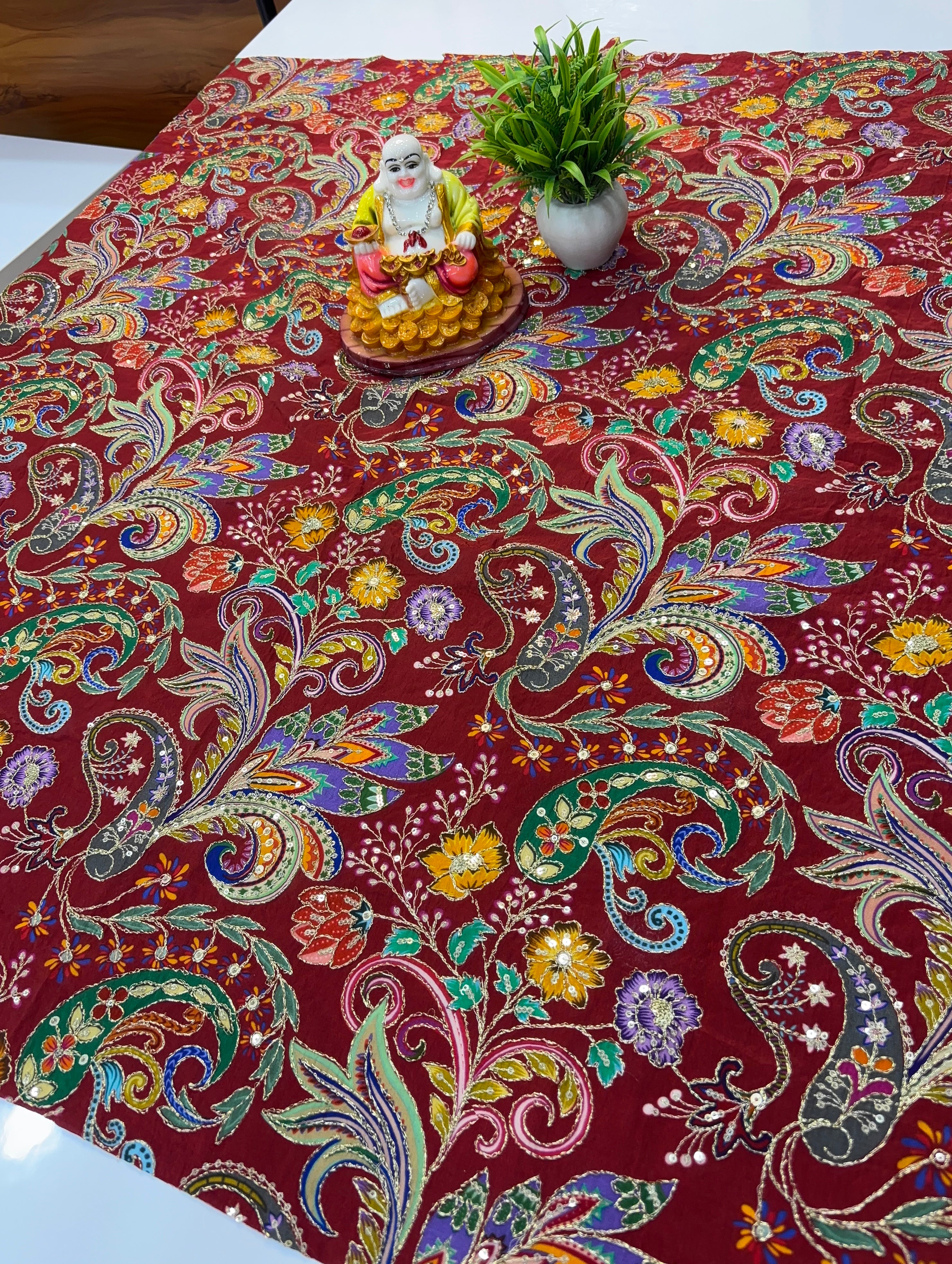Premium Kalamkari Natural Crepe Silk Blouse