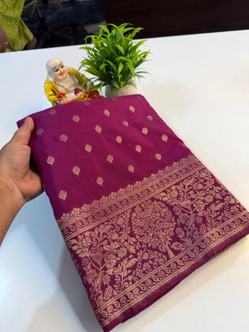 Premium Georgette Saree with Buttas, Rich Pallu & Butta Blouse…