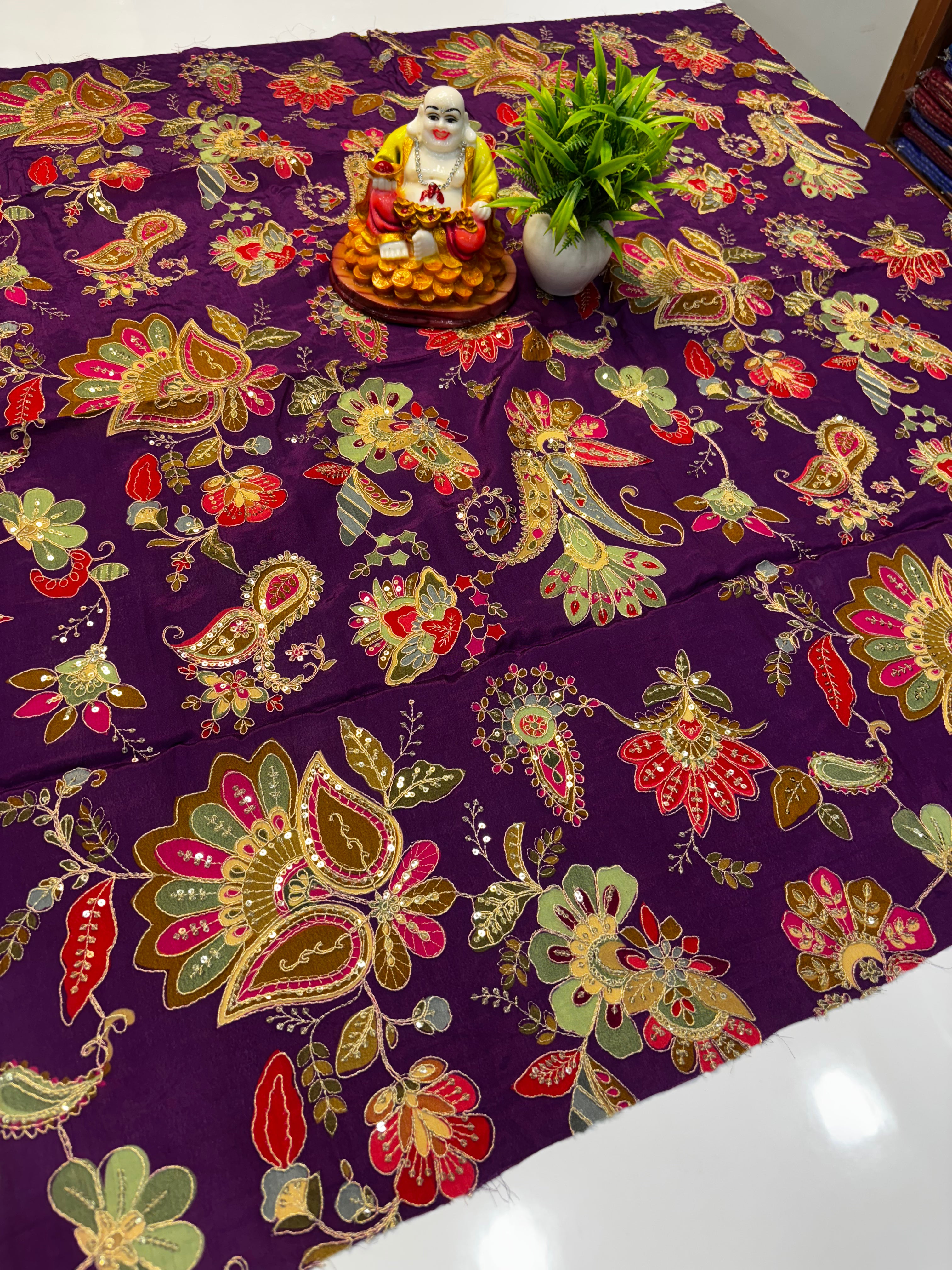 Premium Kalamkari Natural Crepe Silk Blouse