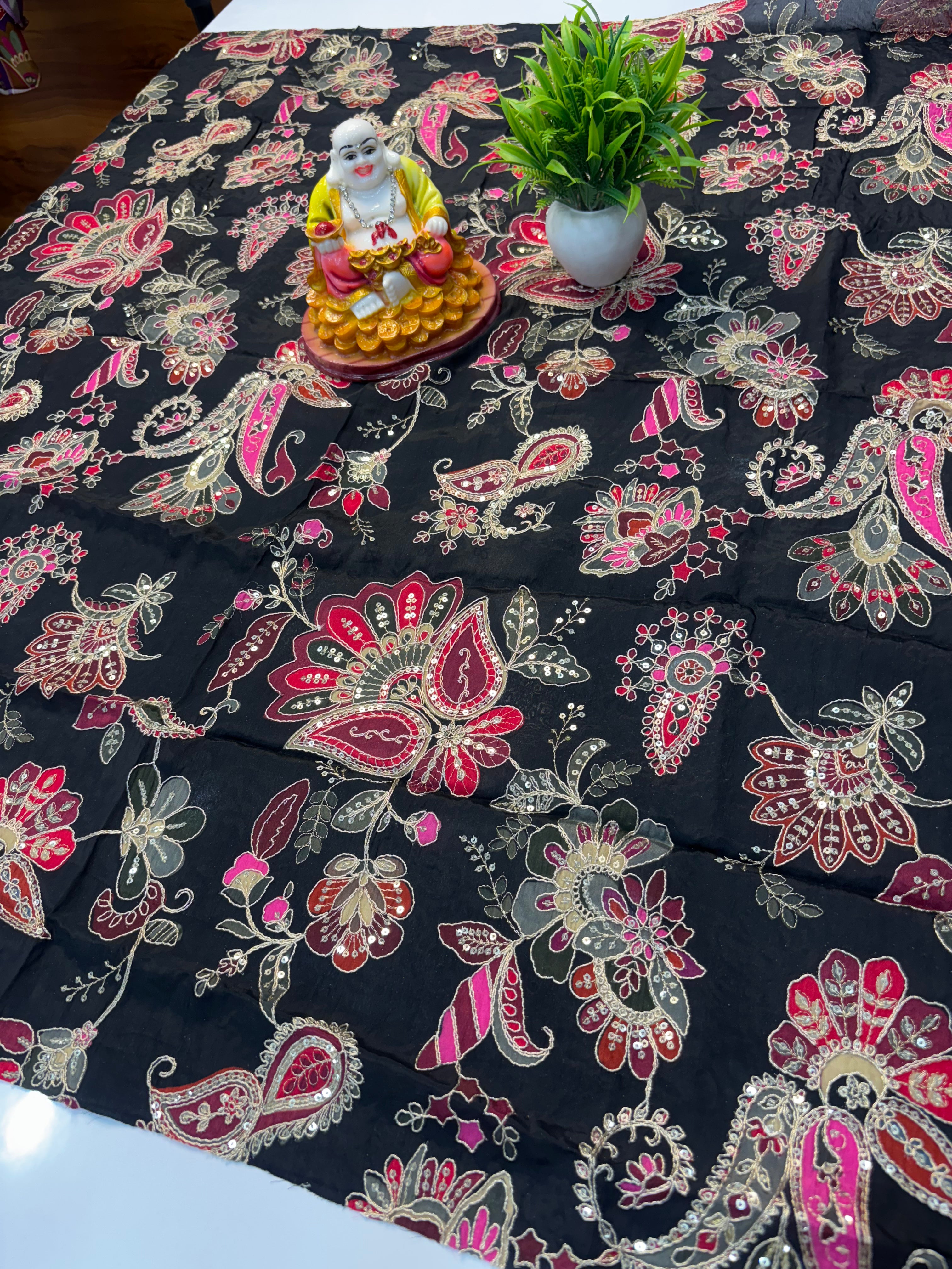 Premium Kalamkari Natural Crepe Silk Blouse