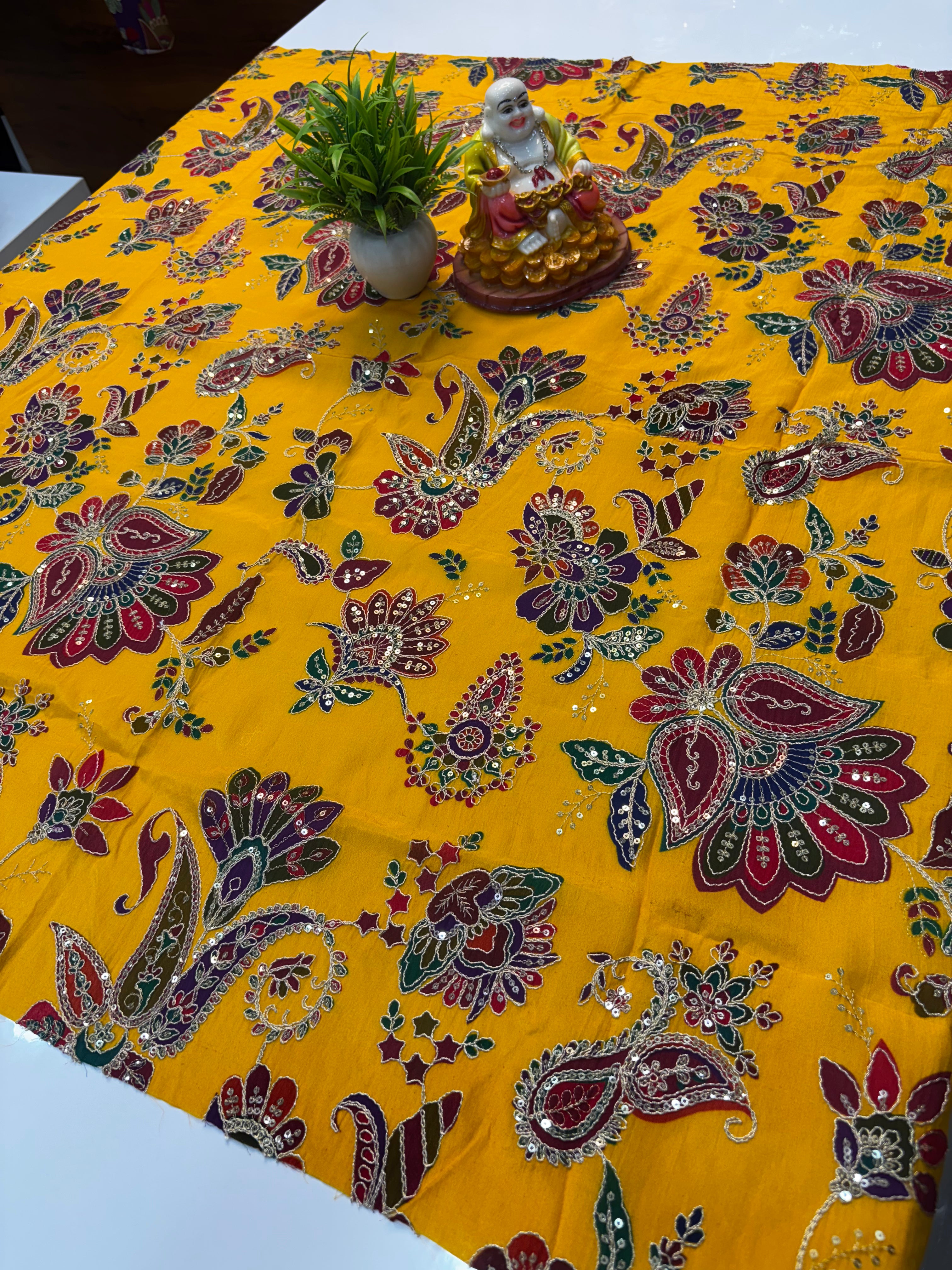 Premium Kalamkari Natural Crepe Silk Blouse