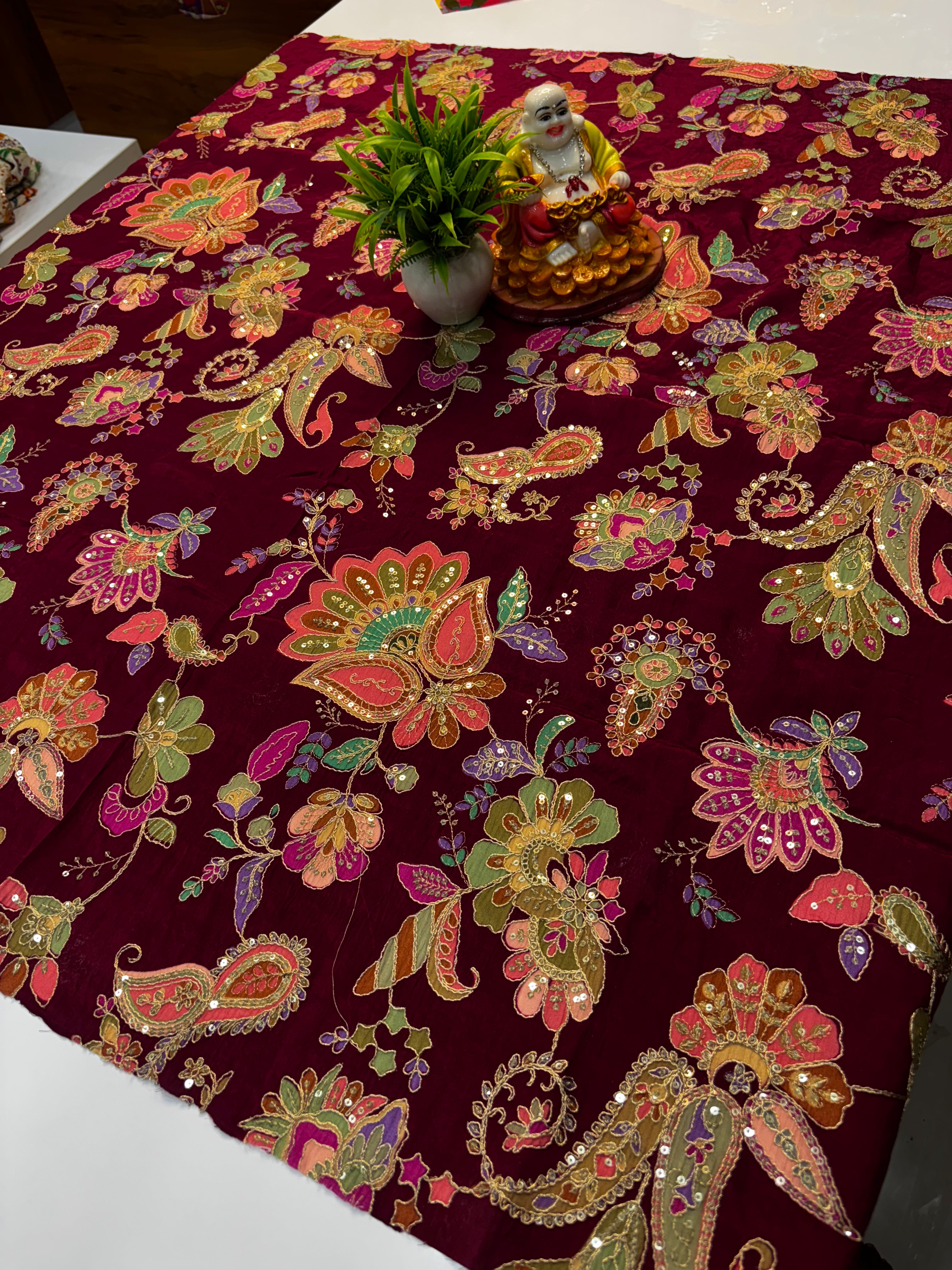 Premium Kalamkari Natural Crepe Silk Blouse