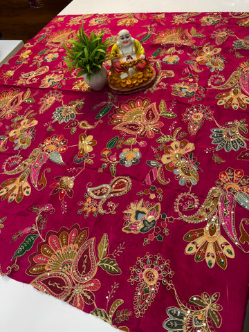Premium Kalamkari Natural Crepe Silk Blouse