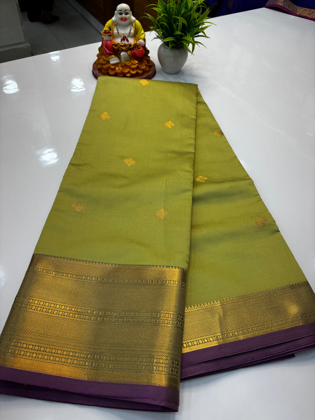 Semi Silk Saree with Elegant Buttas | Padmavathi Silks and Sarees