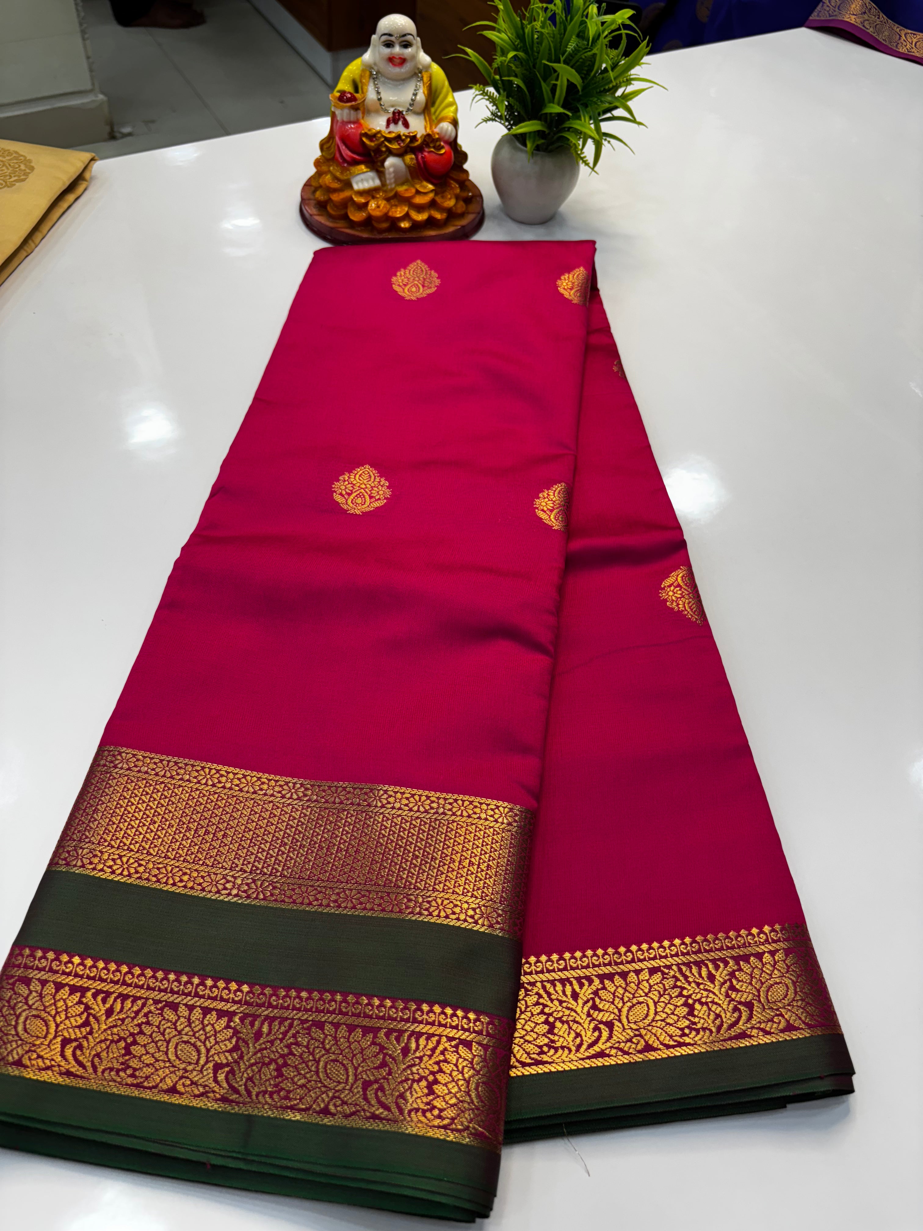 Semi Silk Saree with Elegant Buttas | Padmavathi Silks and Sarees