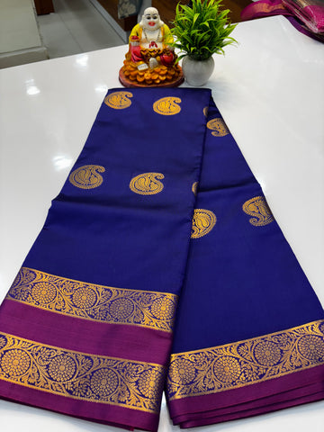 Semi Silk Saree with Elegant Buttas | Padmavathi Silks and Sarees