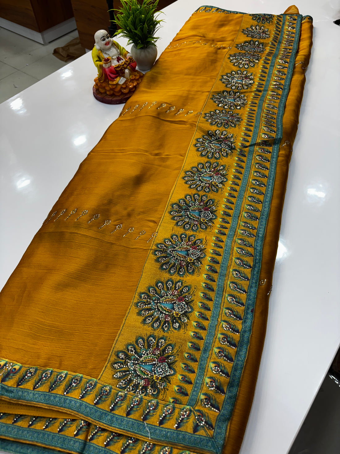 Premium Designer Wear Saree with Mayuri Design | Padmavathi Silks